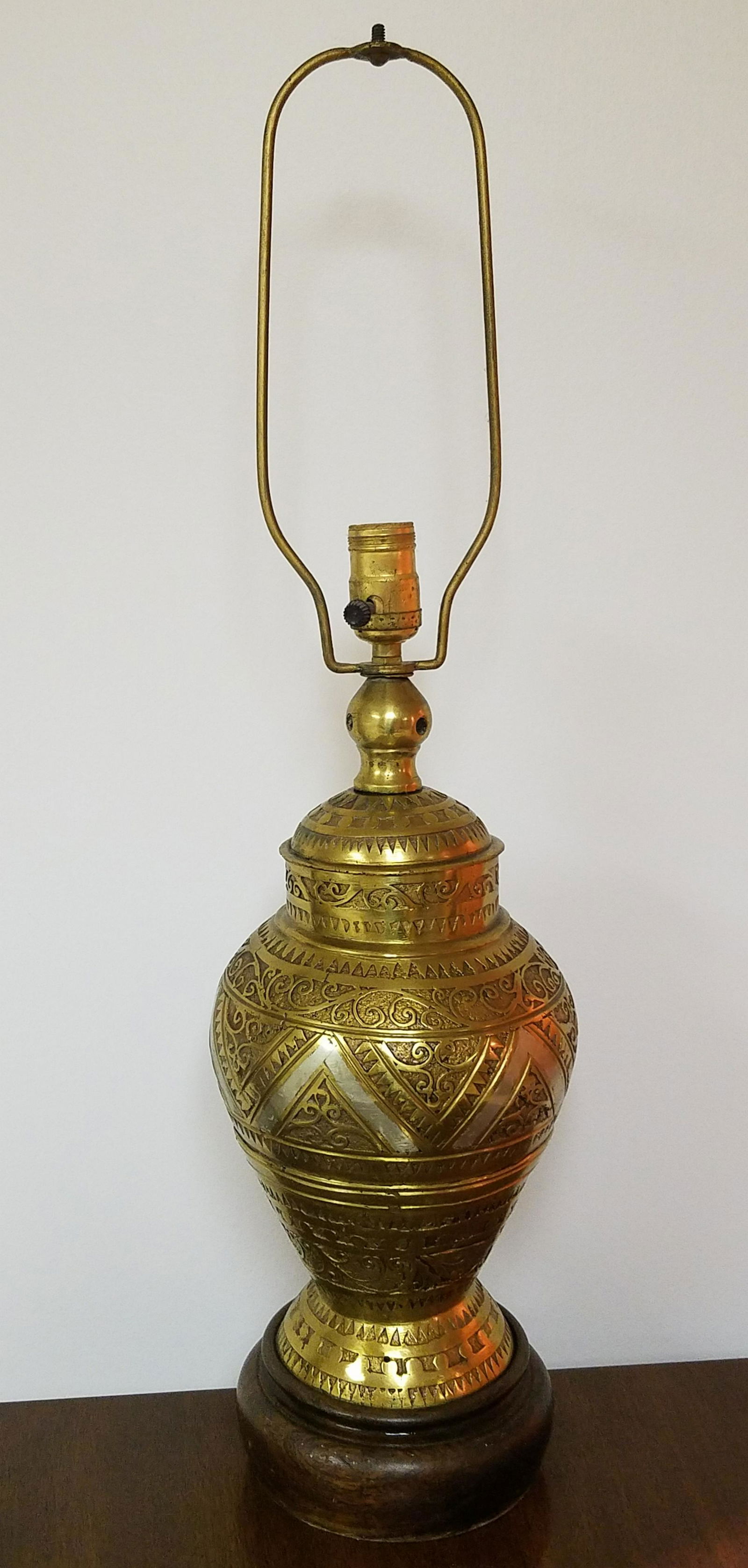 Brass Middle Eastern Lamp (1 of 1)