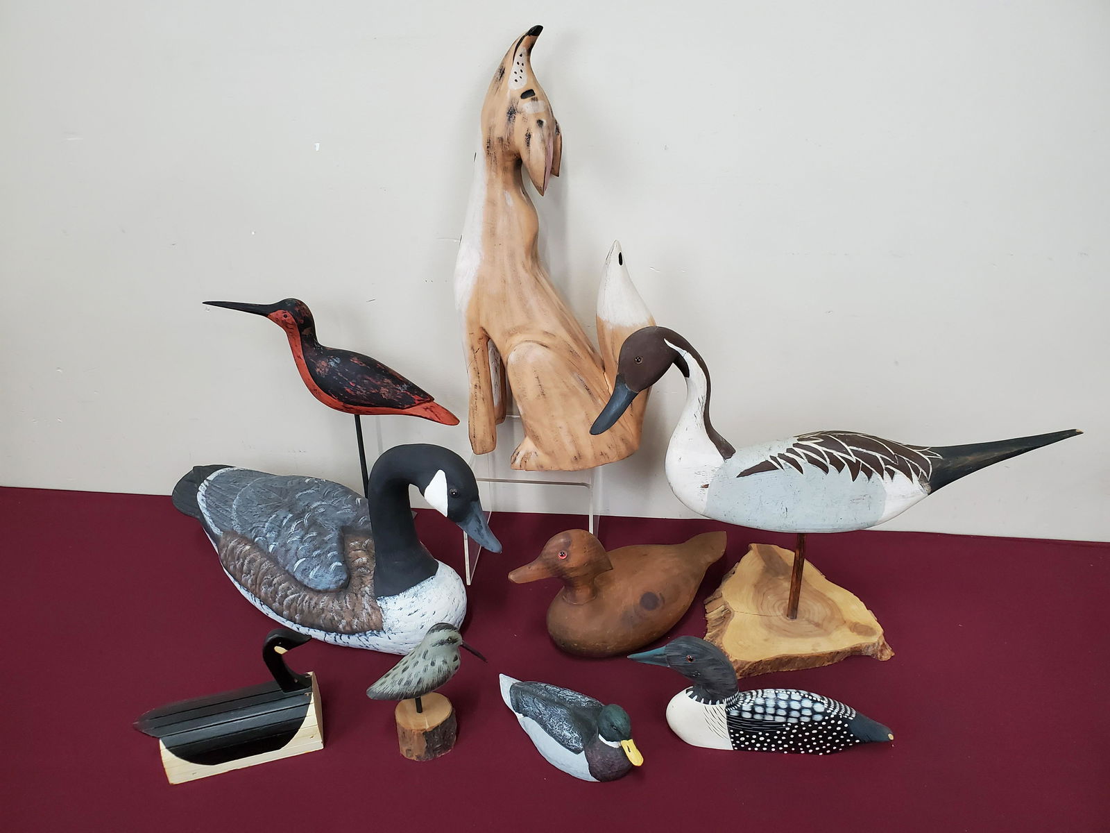 9 Decorative Wood Animals (1 of 1)