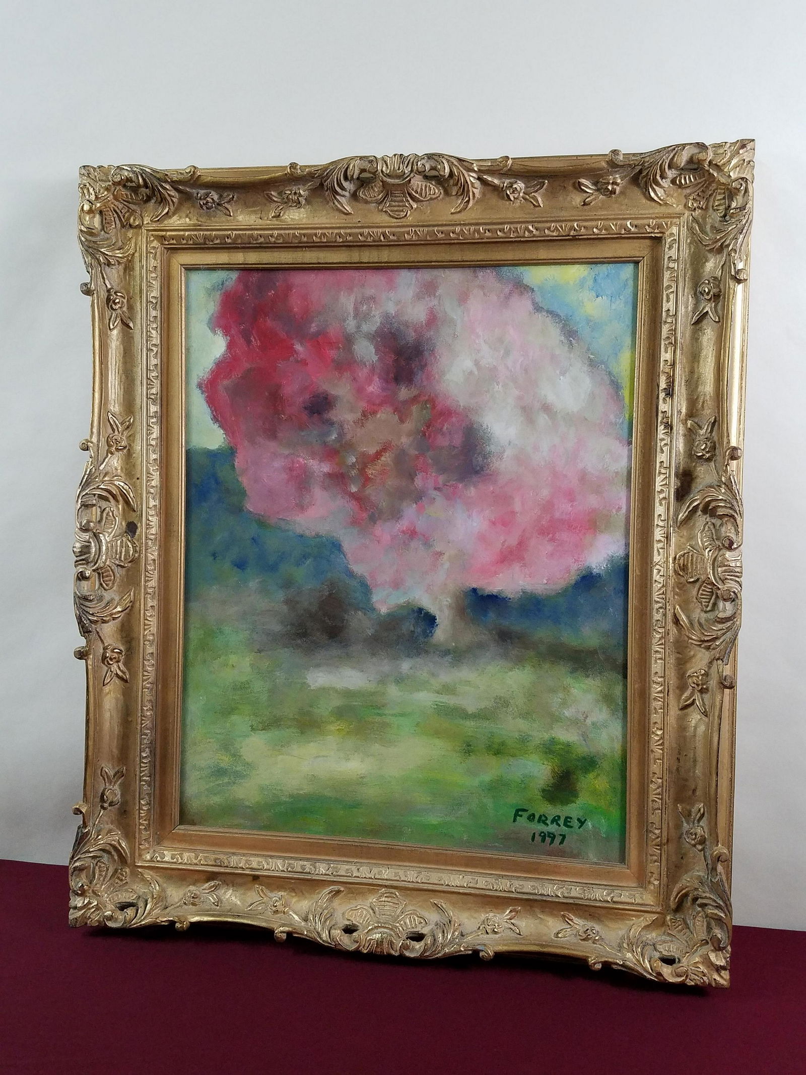 Forrey Abstract on Canvas Board Painting (1 of 2)