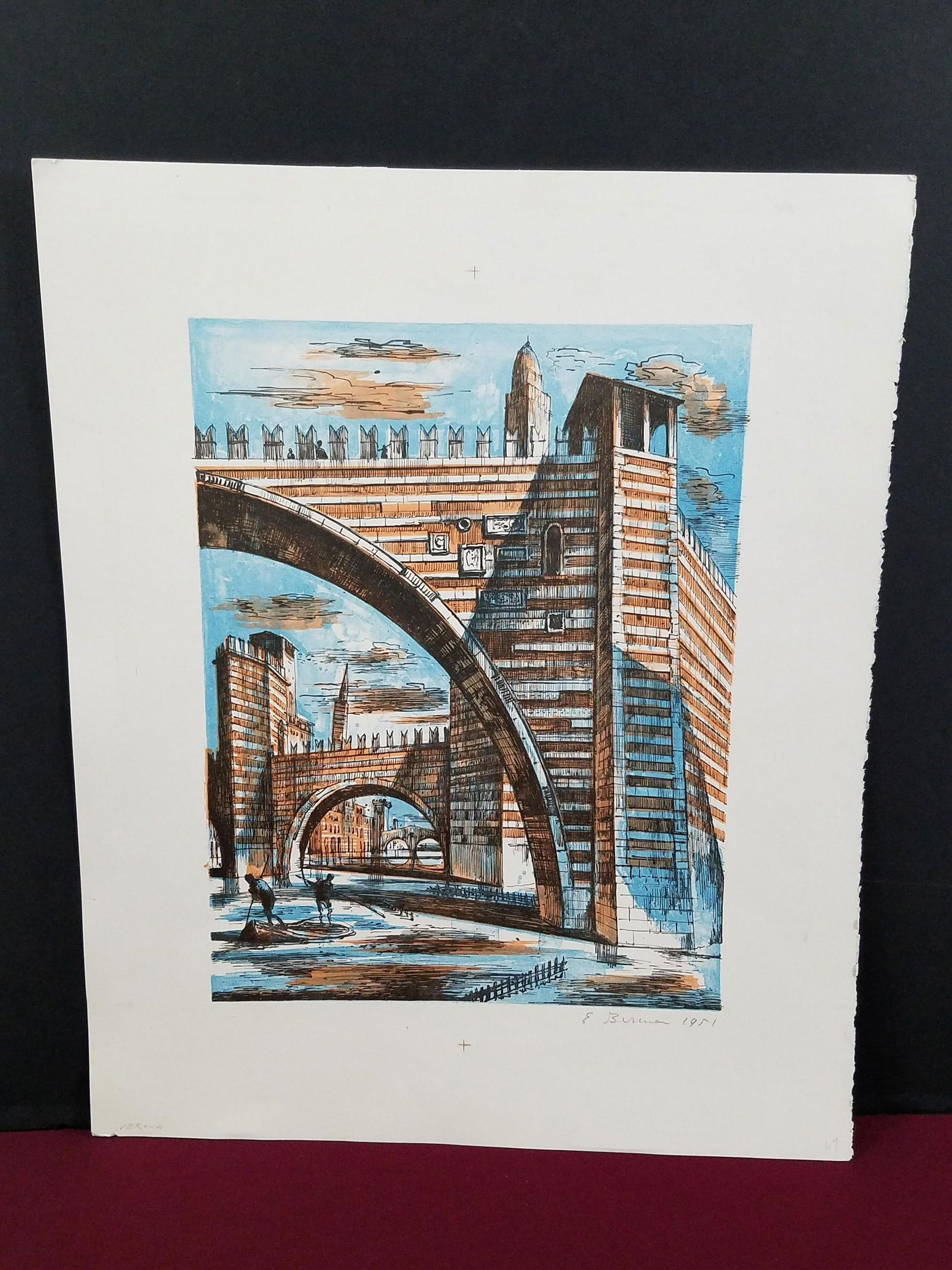 Eugene Berman (Russian/Amer 1899-1972) Litho (1 of 4)