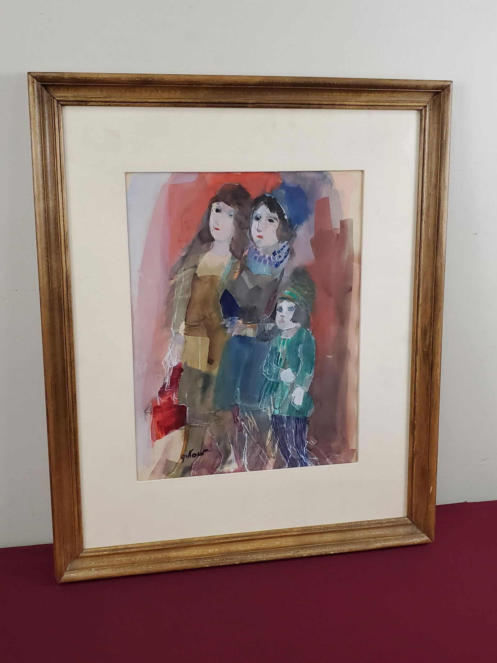 Ruth Gikow Gouache on Paper (1 of 2)