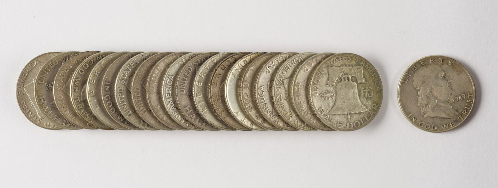 20 Franklin Half Dollars (1948-1951) (1 of 1)