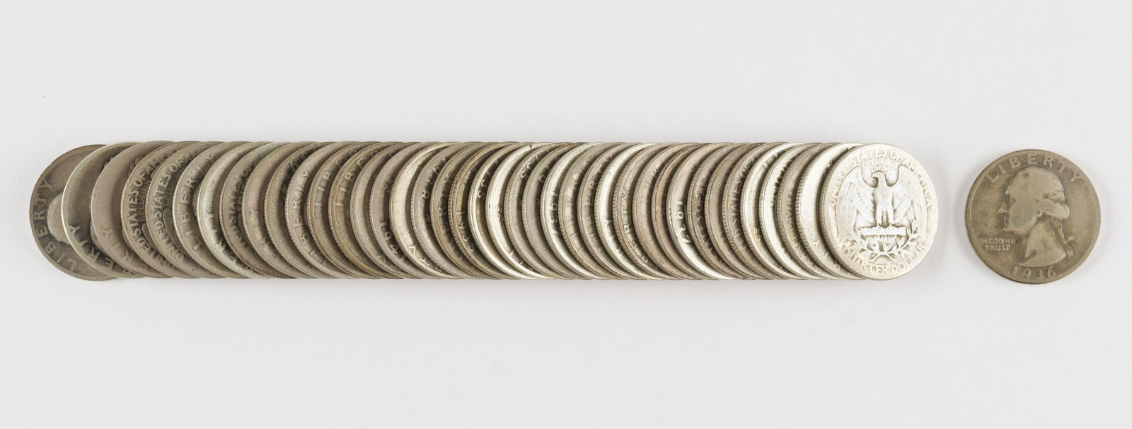 40 Washington Quarters (1934-1941) (1 of 1)