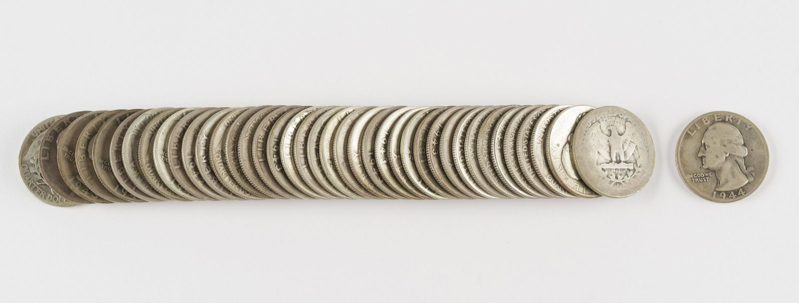 40 Washington Quarters (1941-1944) (1 of 1)