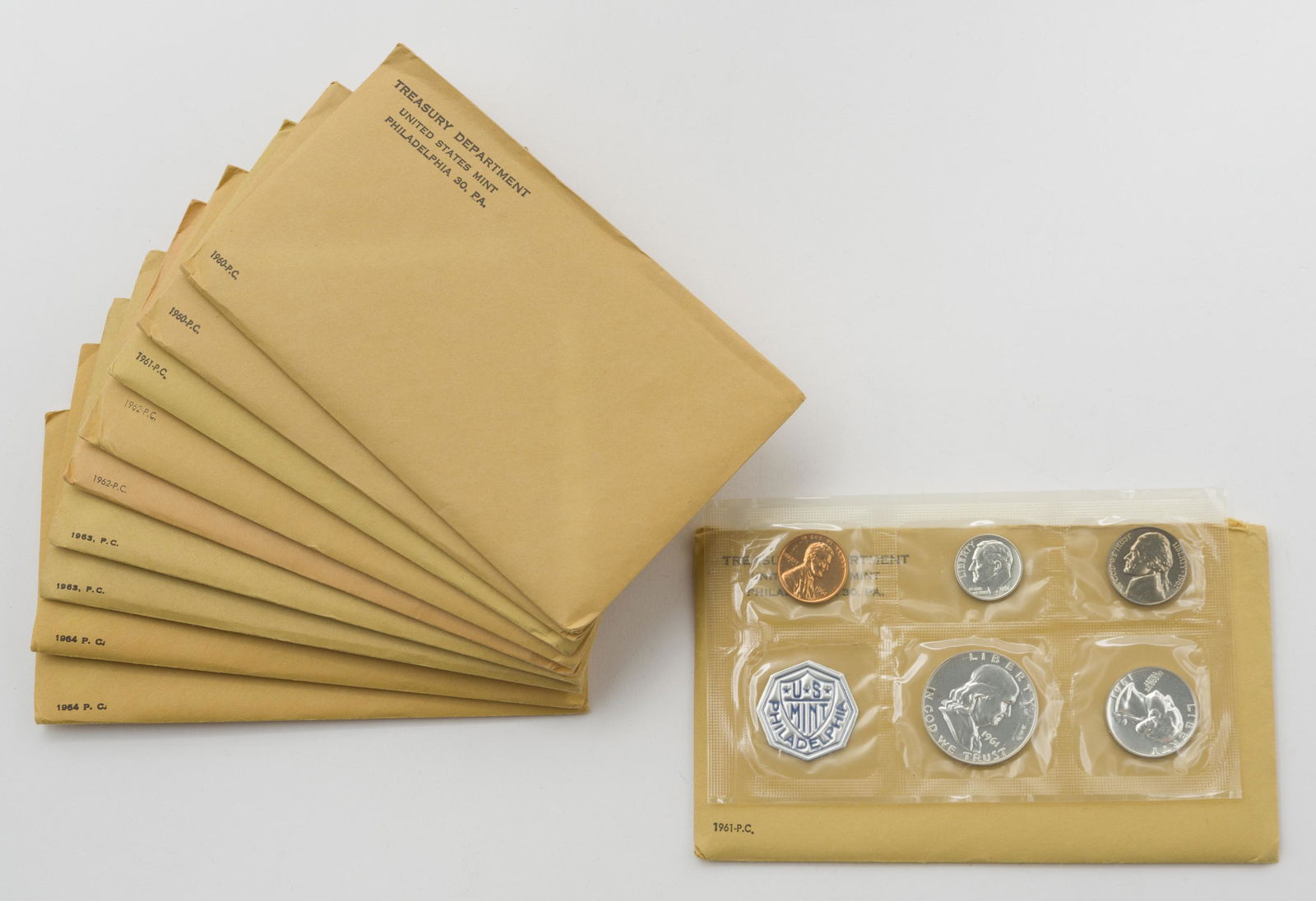 10 U.S. Proof Sets (1 of 2)