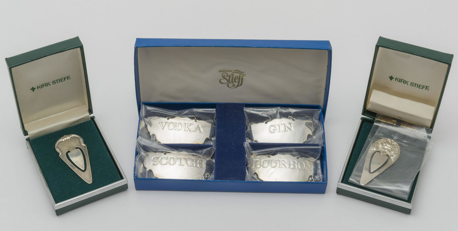 6 Kirk Silver Articles Bookmarks & Decanter Labels (1 of 6)