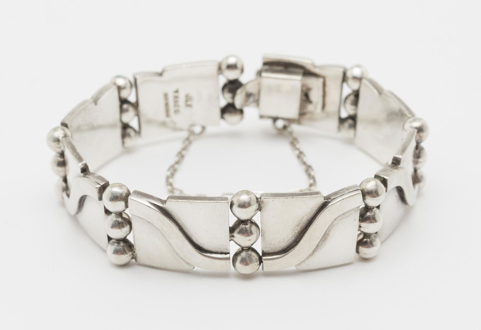 Jose Luis Flores Taxco Mexican Silver Bracelet (1 of 3)