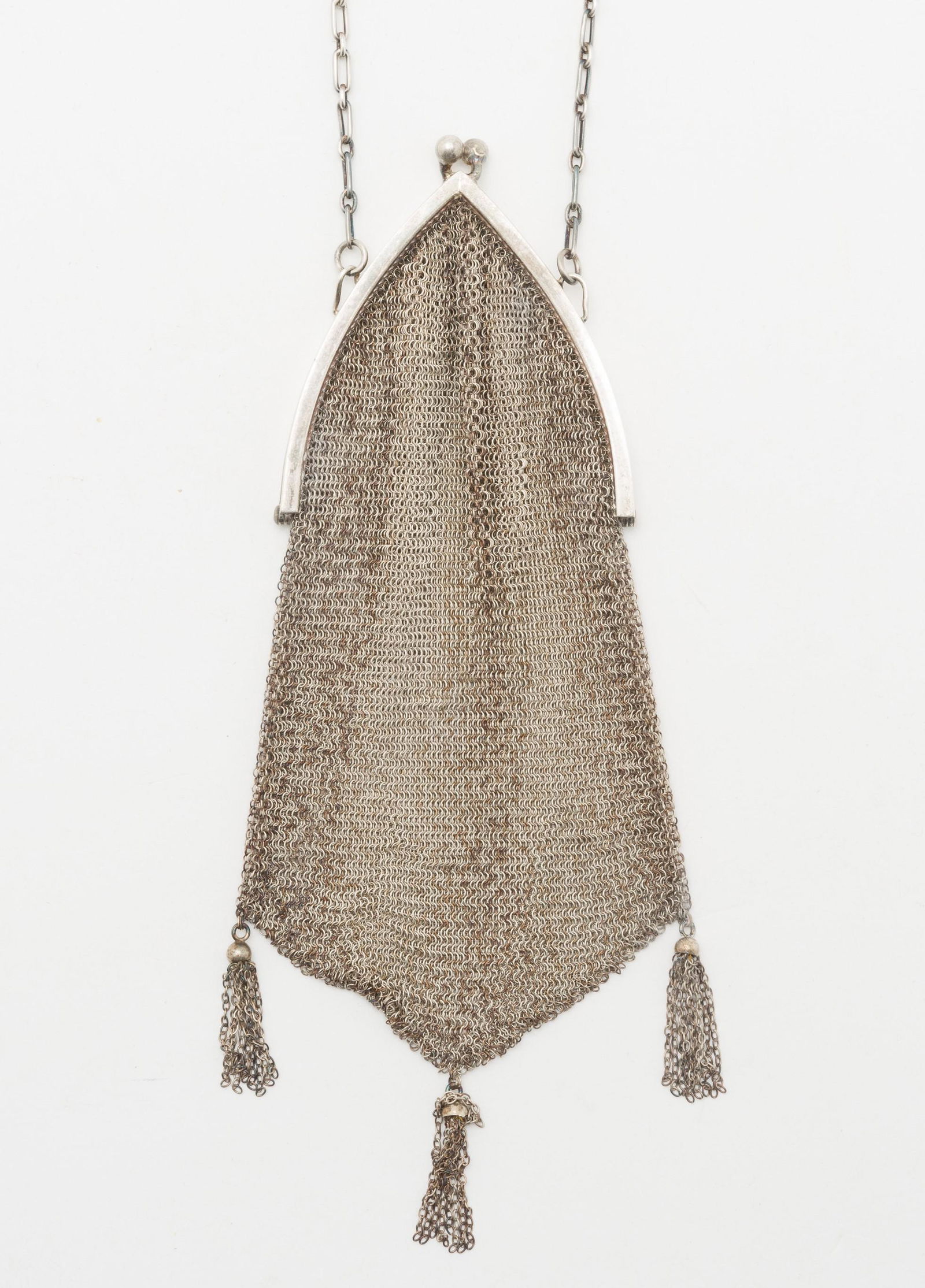 Ernst Gideon Bek Antique Sterling Mesh Purse (1 of 5)