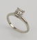 Jabel 18K White Gold Diamond Solitaire Ring - 4