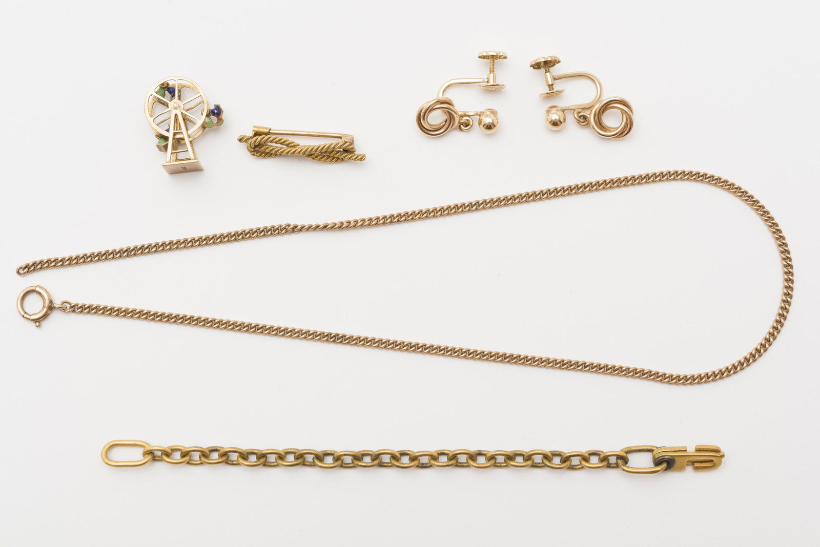 6 Pcs Gold Jewelry (1 of 2)