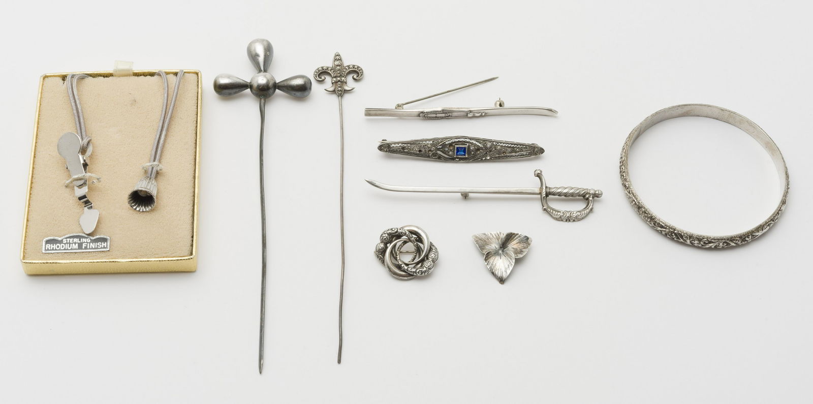 8 Pcs Vintage Sterling Jewelry (1 of 13)