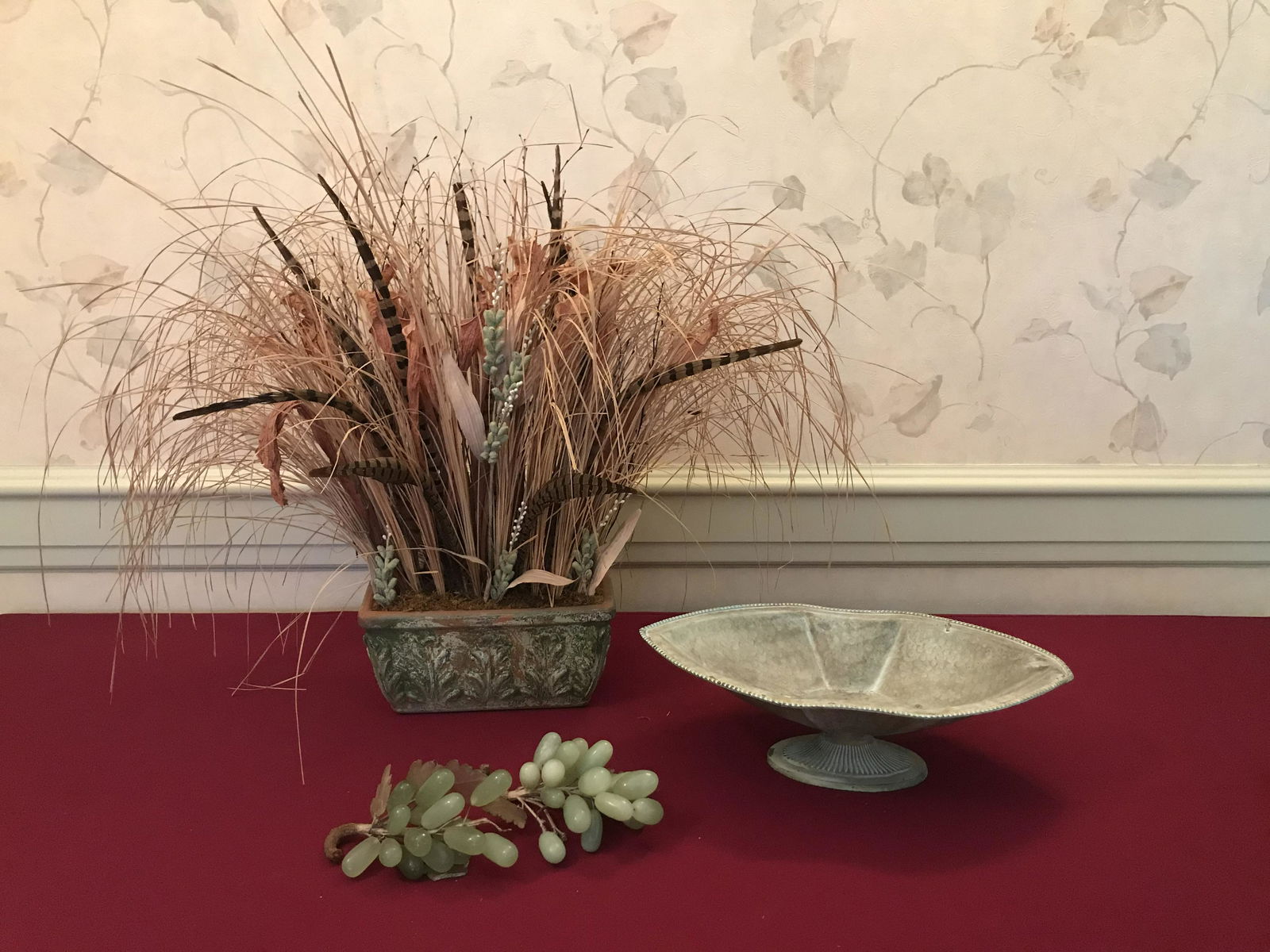 3 Decorative Items incl Stone Fruit (1 of 2)