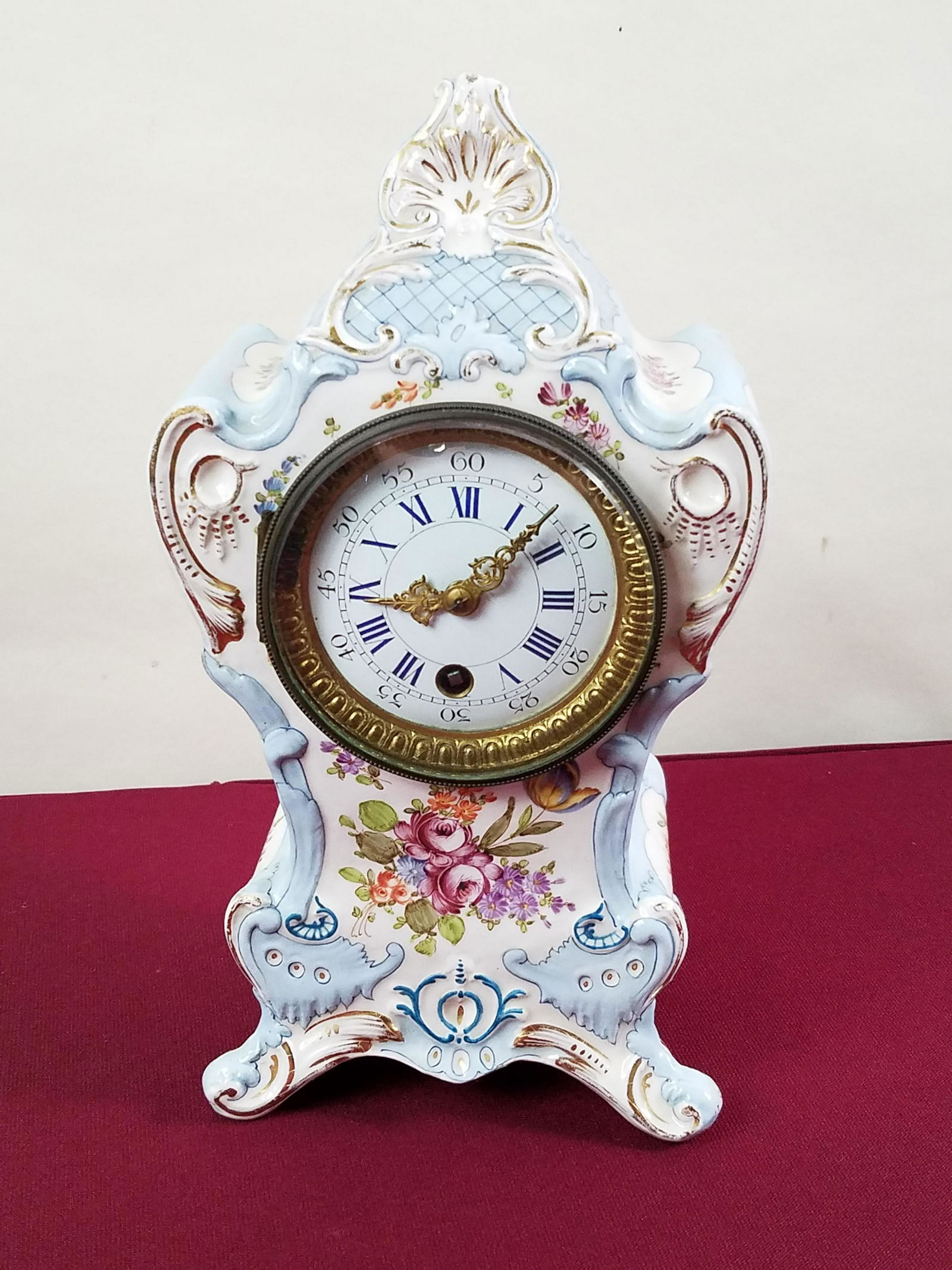 Porcelain Dresden Clock (1 of 4)