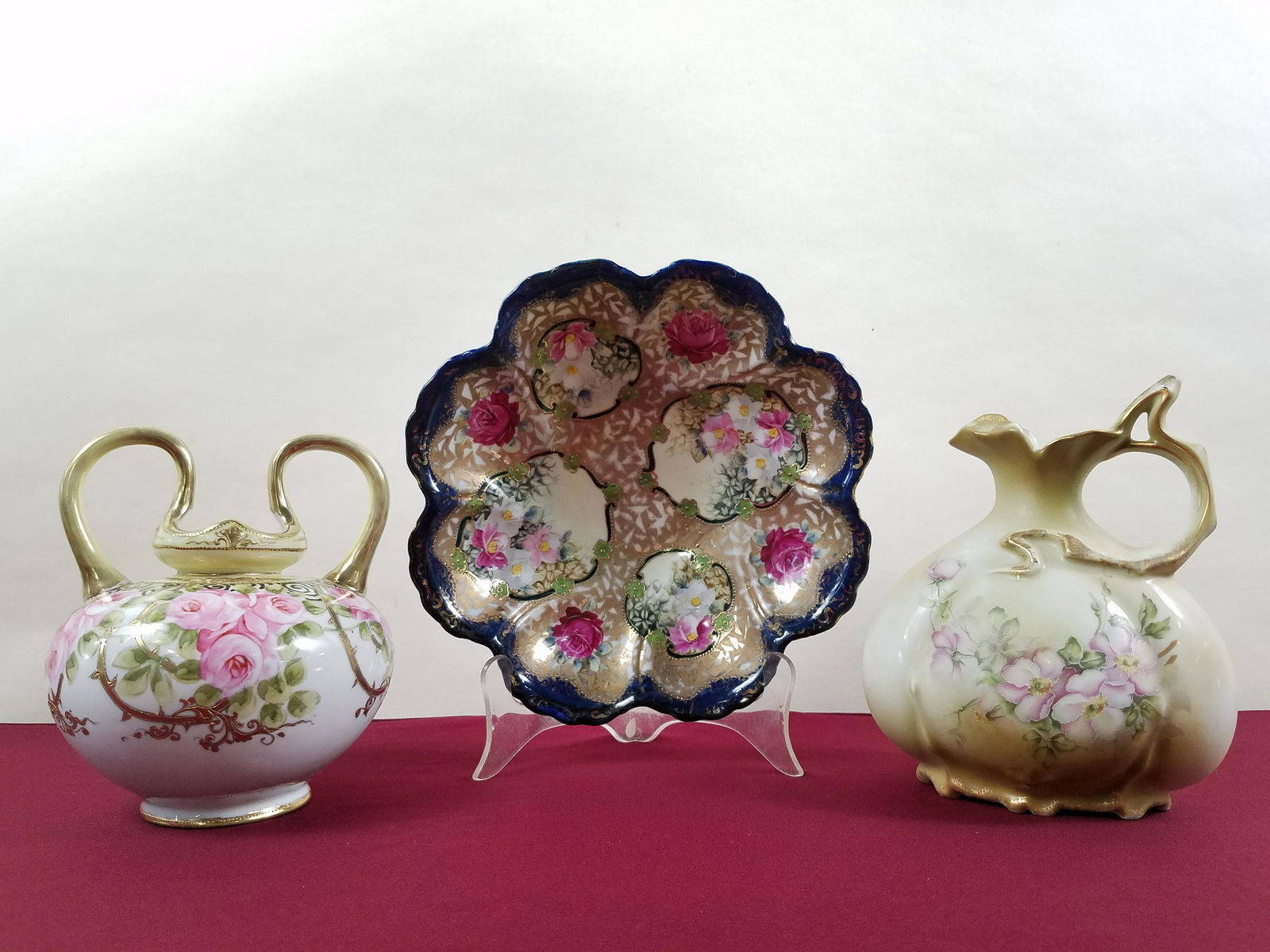 3 Pcs incl Hand Painted and Nippon (1 of 7)