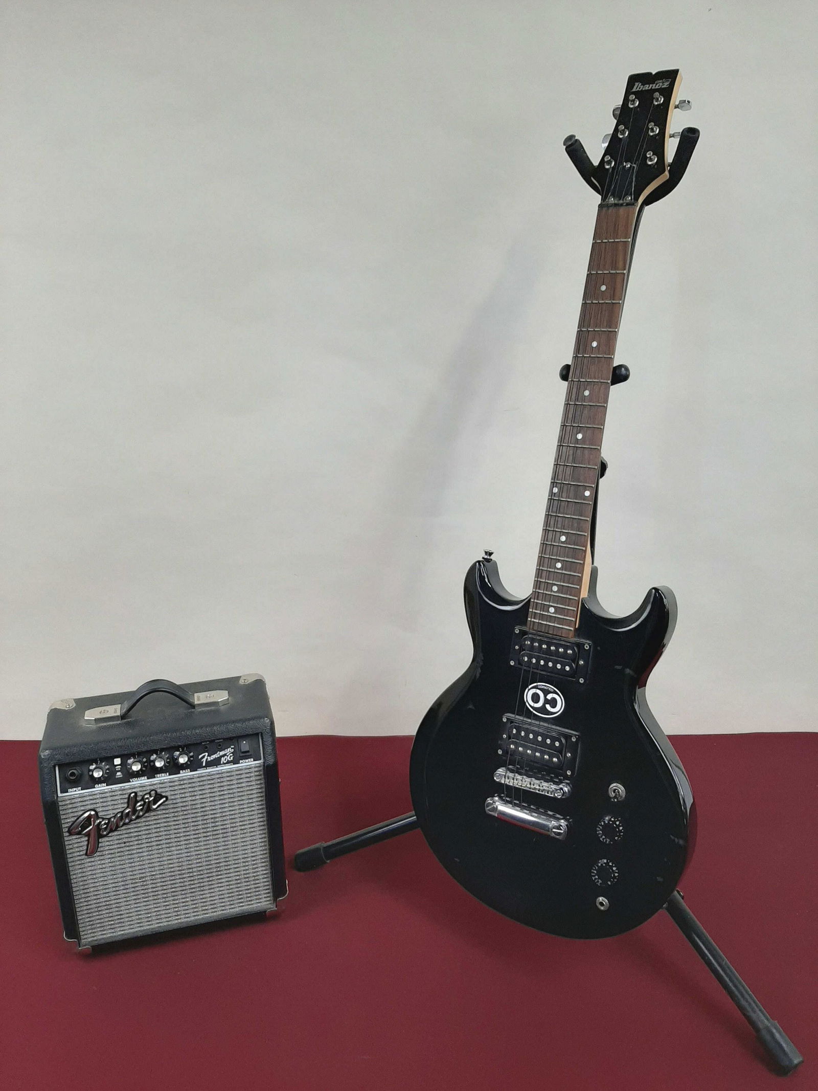 Ibanez Guitar and Fender Practice Amp (1 of 7)