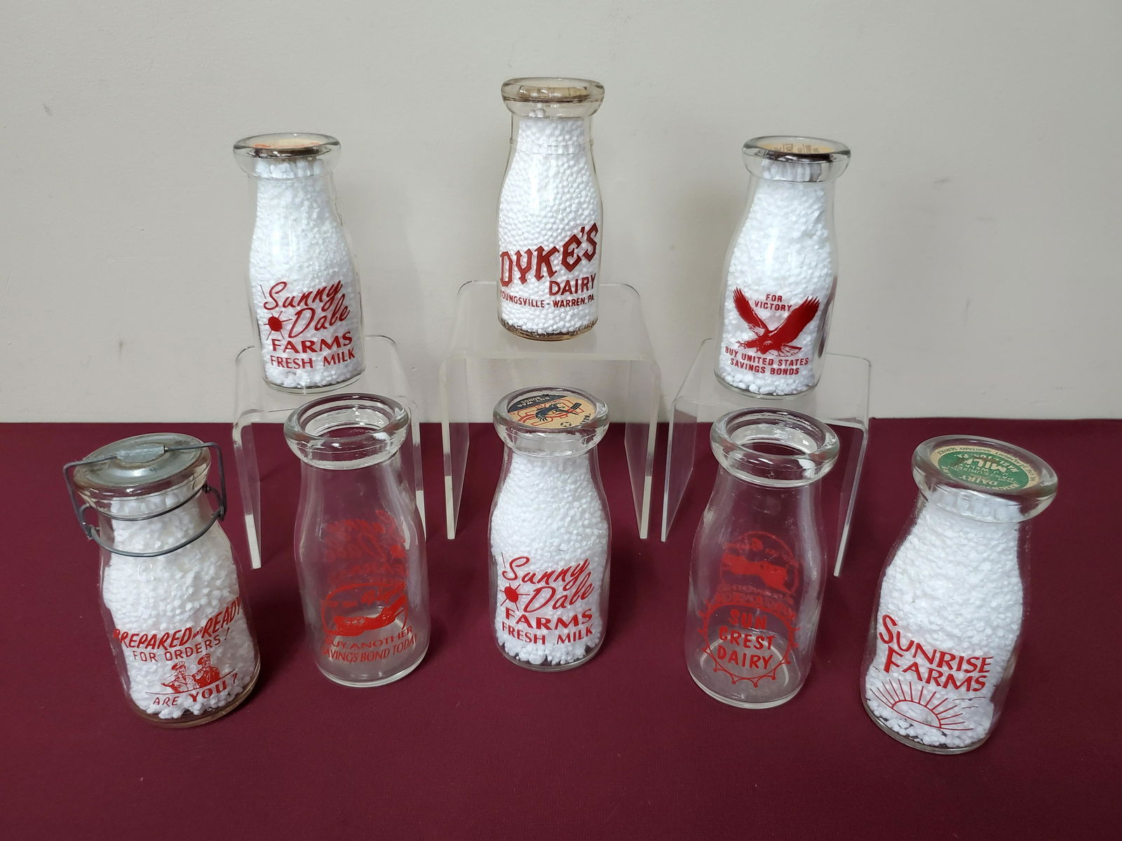8 Milk Bottles (1 of 6)