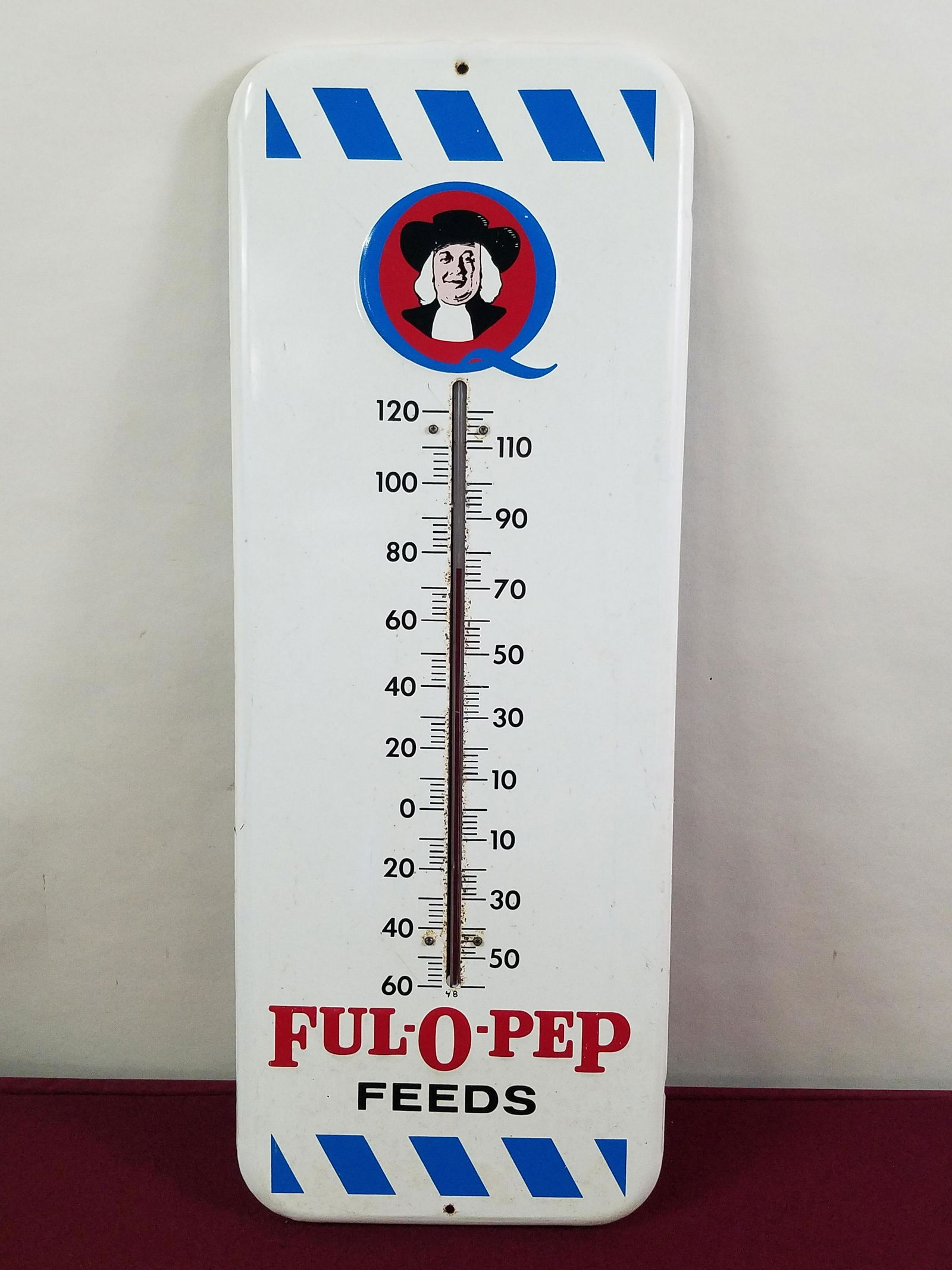 Ful-O-Pep Feeds Quaker Thermometer (1 of 3)