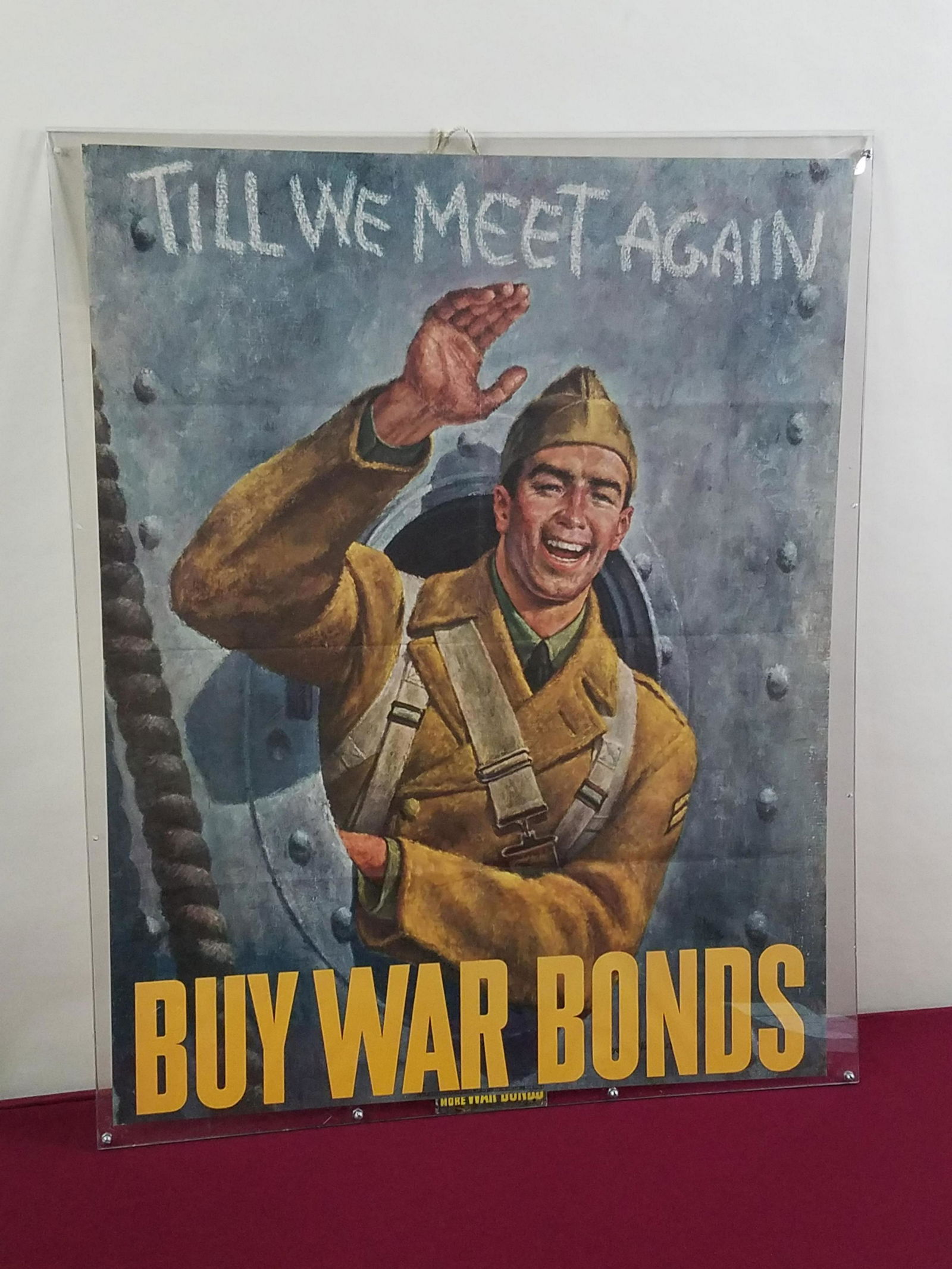 Till We Meet Again Buy War Bonds Poster & Card (1 of 5)