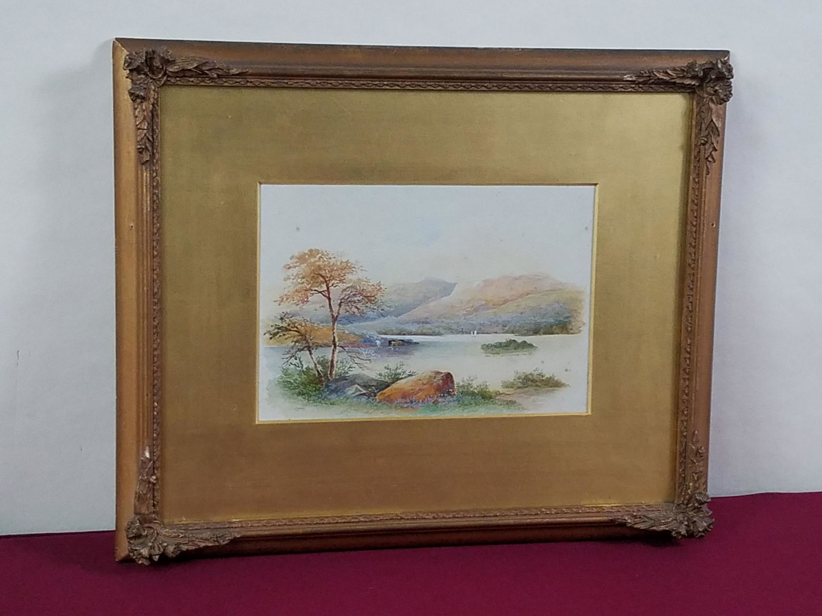 J. Richardson (1836-1913) "Buttermere" Watercolor (1 of 4)