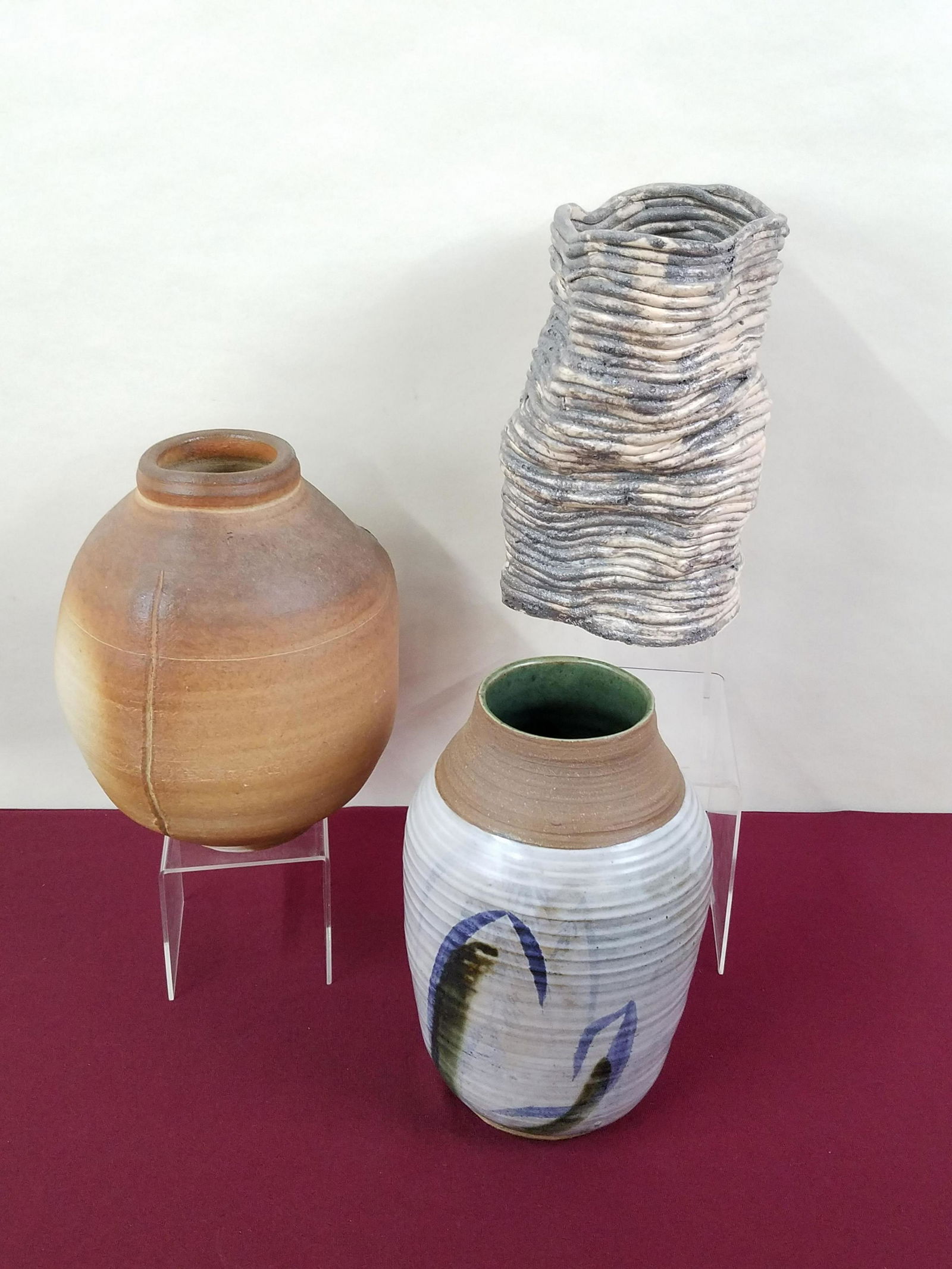 3 Studio Ceramic Vases (1 of 7)
