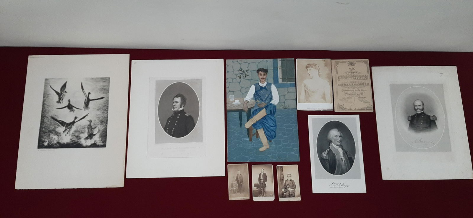 10 Vintage Portraits and Lithographs (1 of 7)
