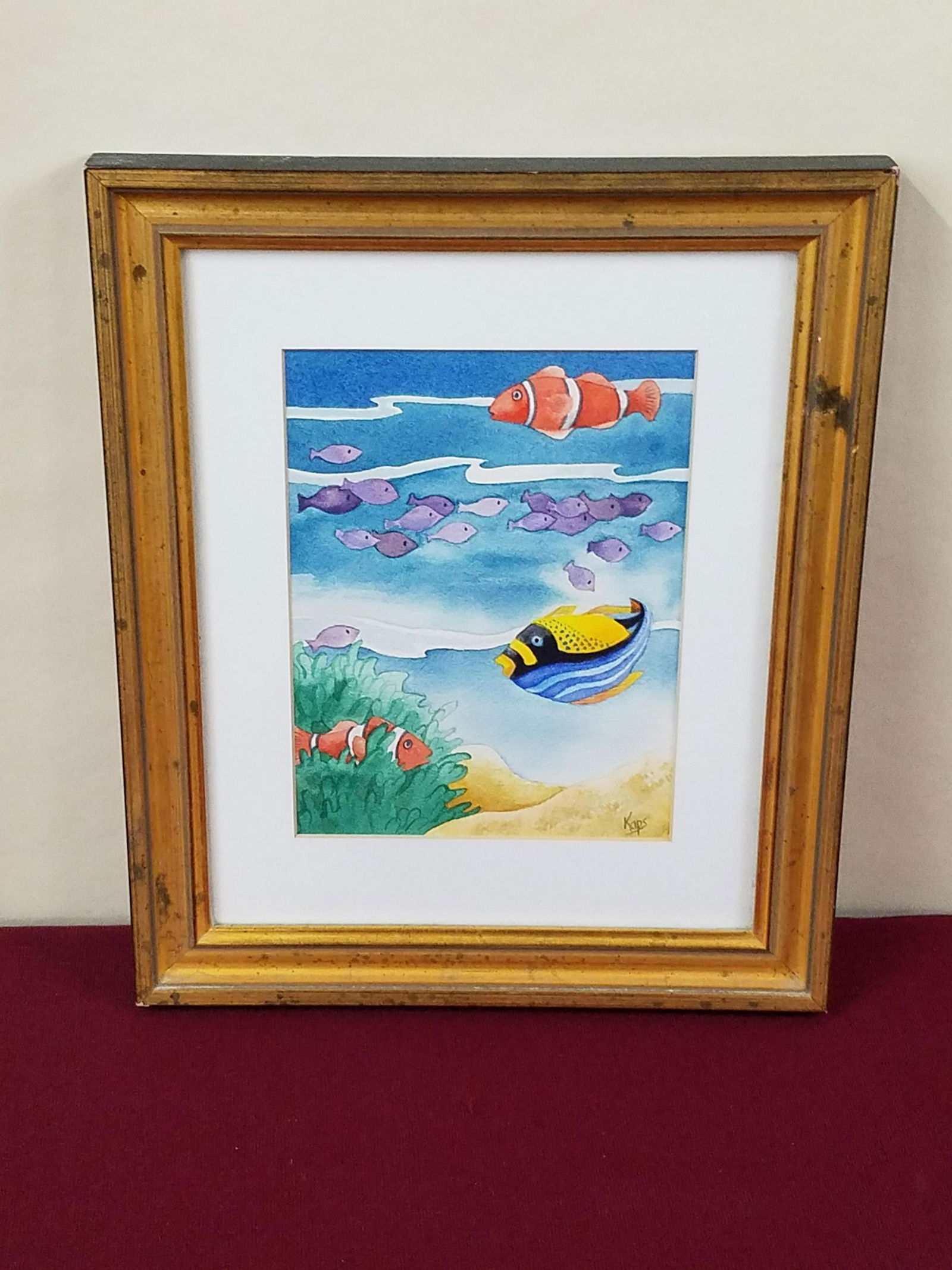 Kathy Paines "Tides" Watercolor (1 of 3)