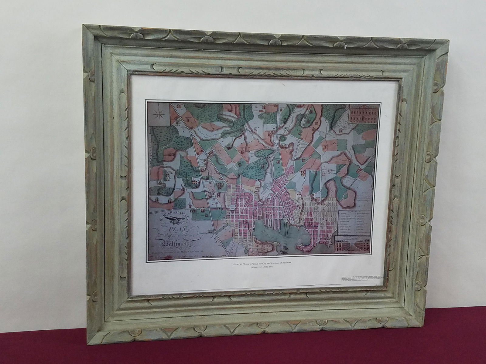 Warner & Hanna's City & Environs Baltimore Print (1 of 3)