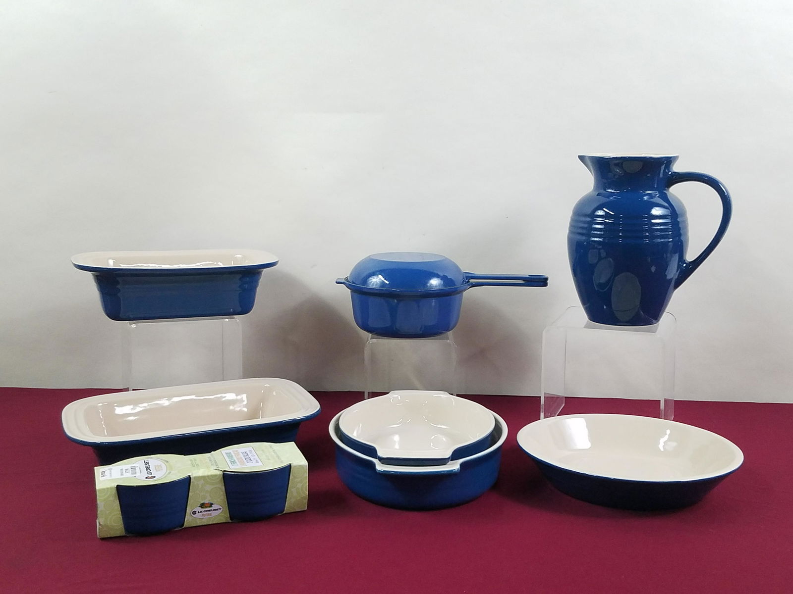 9 Pcs Le Creuset incl Cast Iron Multi-Purpose Pot (1 of 13)