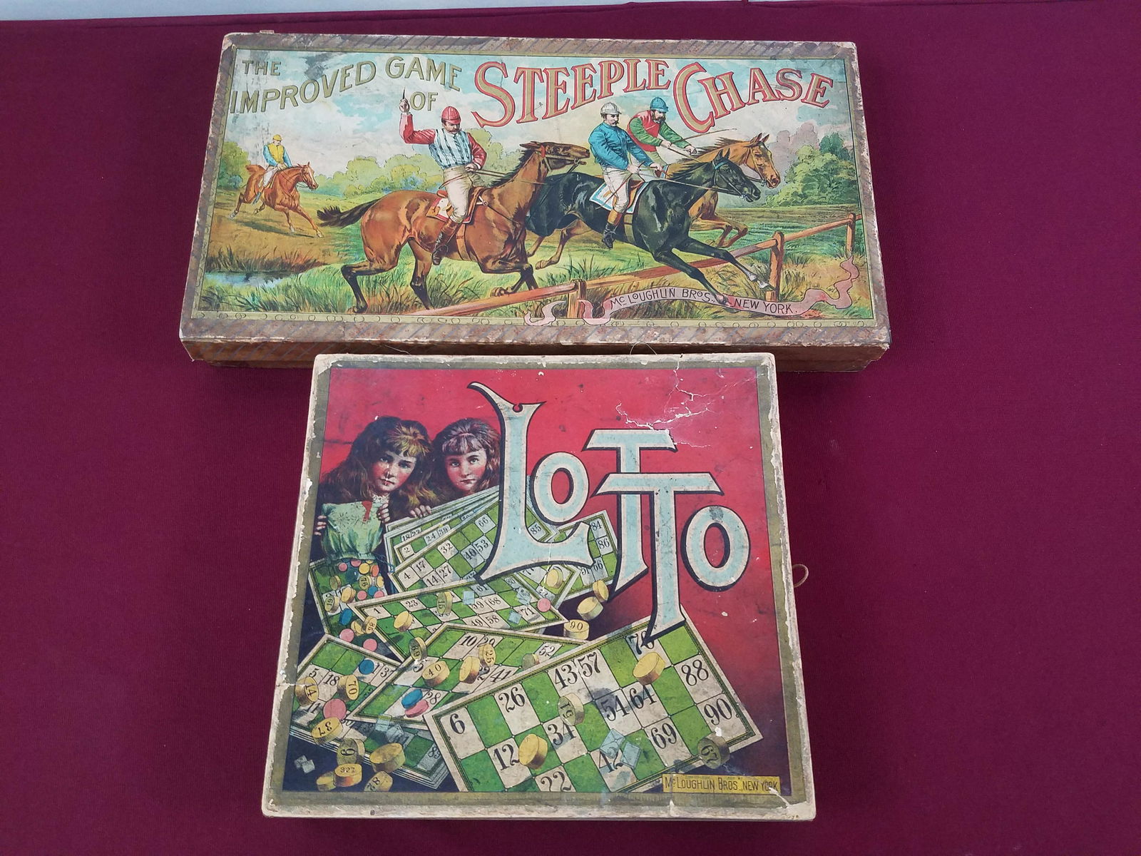 Lotto and Steeple Chase Board Games (1 of 7)