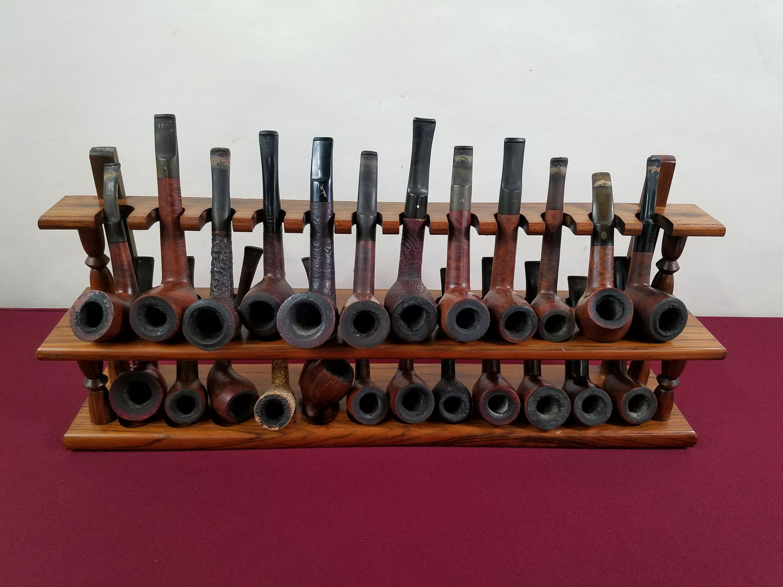 24 Pipes on Stand incl Charatan's Make (1 of 12)