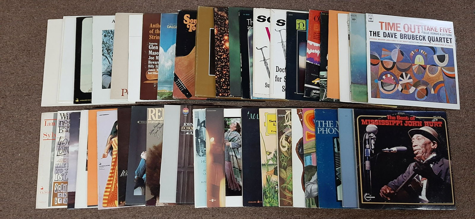 44 Records incl. Mississippi John Hurt (1 of 6)