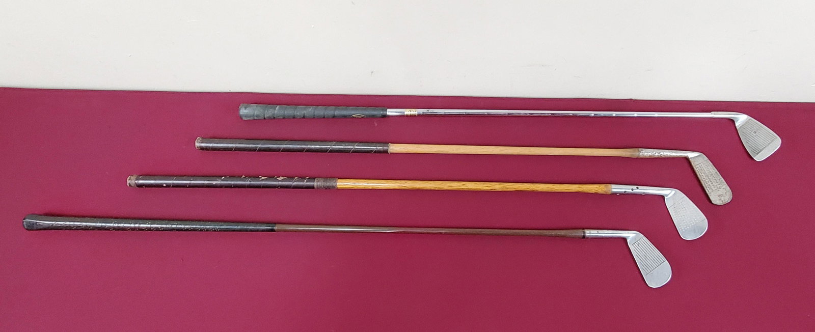 4 Golf Clubs: 36"- 40" long. IMPORTANT: Before bidding, please read the terms and conditions below. When you registered for the auction you agreed to these terms and will be required to comply with them.
