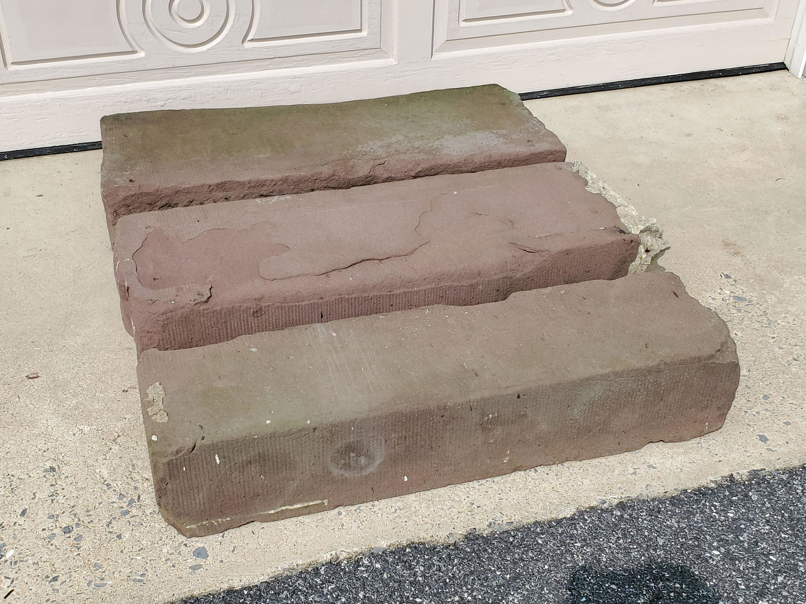 3 Antique Brownstone Steps (1 of 4)