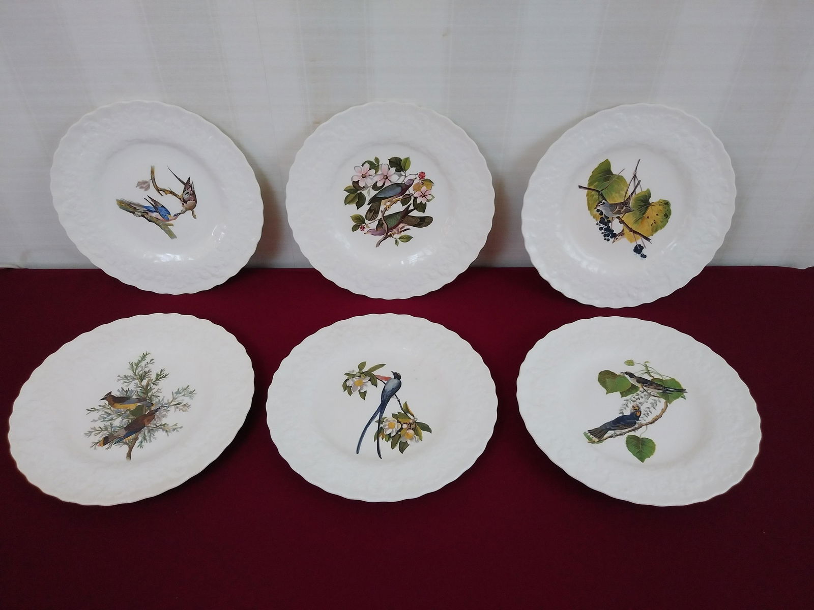 6 Alfred Meakin Audubon Print Cabinet Plates (1 of 2)