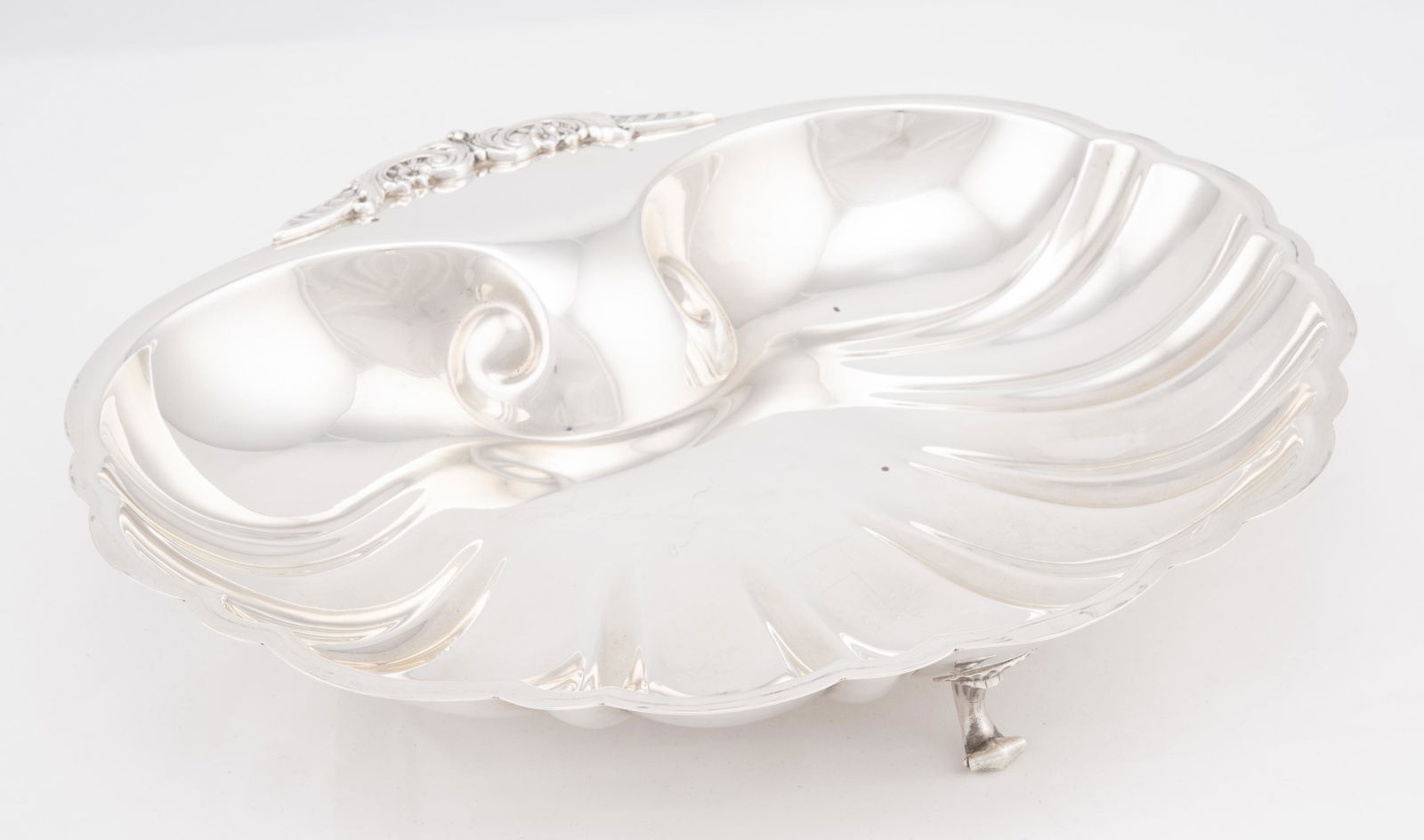 Poole Sterling Georgian Footed Shell Bowl (1 of 5)