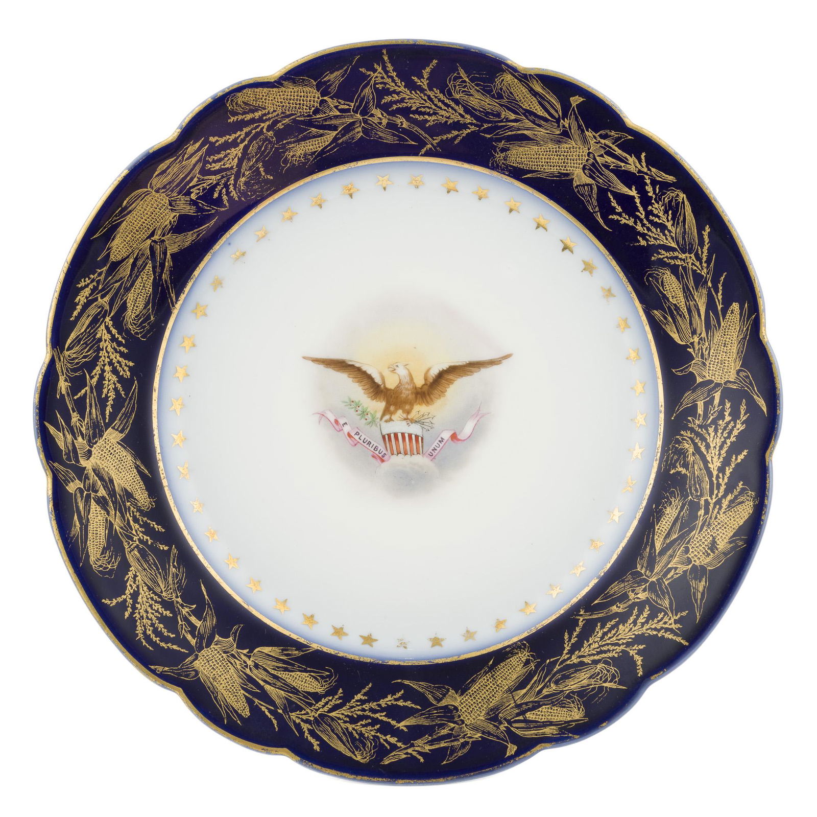 Benjamin Harrison White House Dinner Service Plate (1 of 6)
