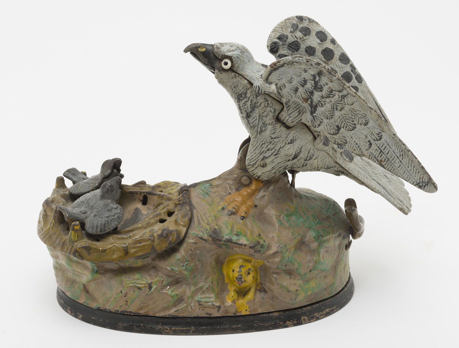 Eagle and Eaglets Mechanical Bank (1 of 6)