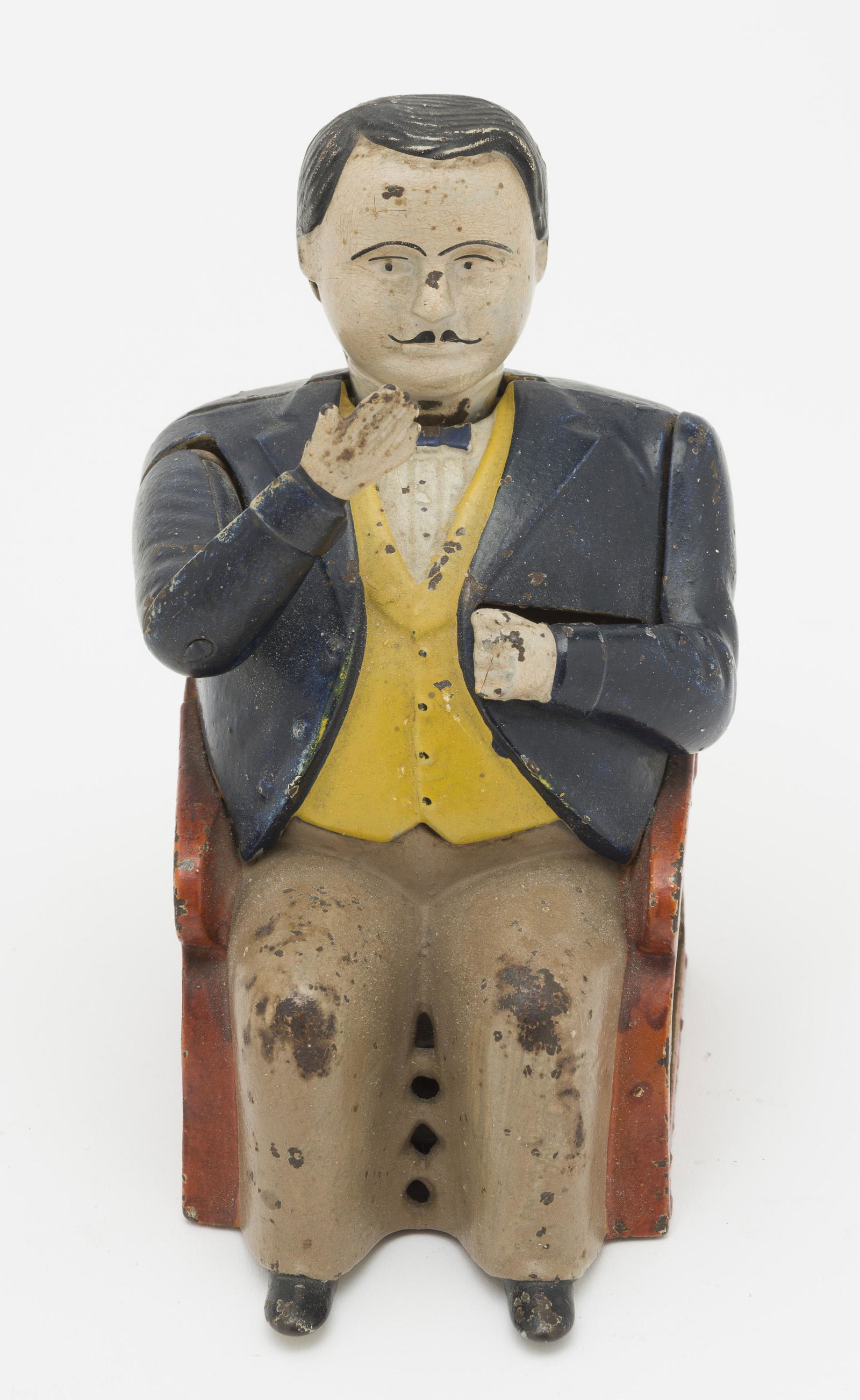 Little Fat Man Tammany Mechanical Bank (1 of 5)