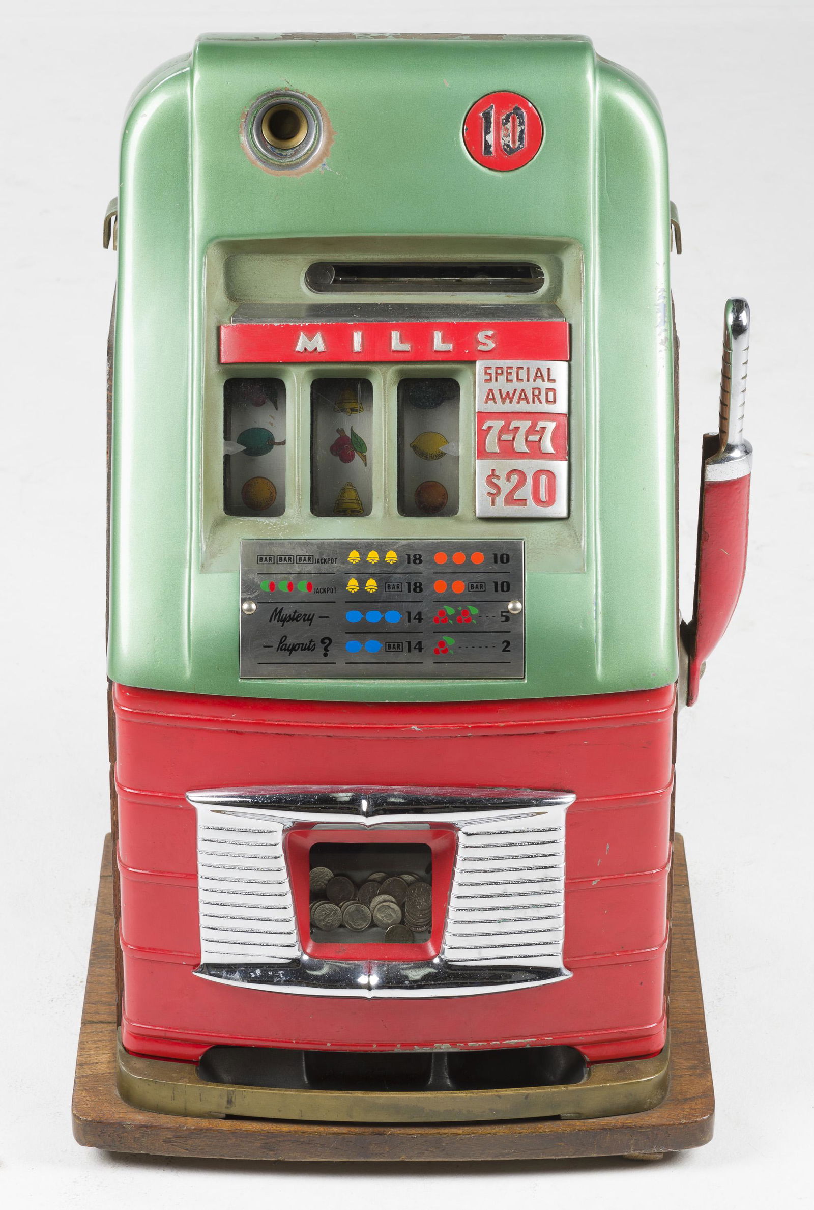 Mills 10 Cent 7-7-7 Slot Machine (1 of 4)