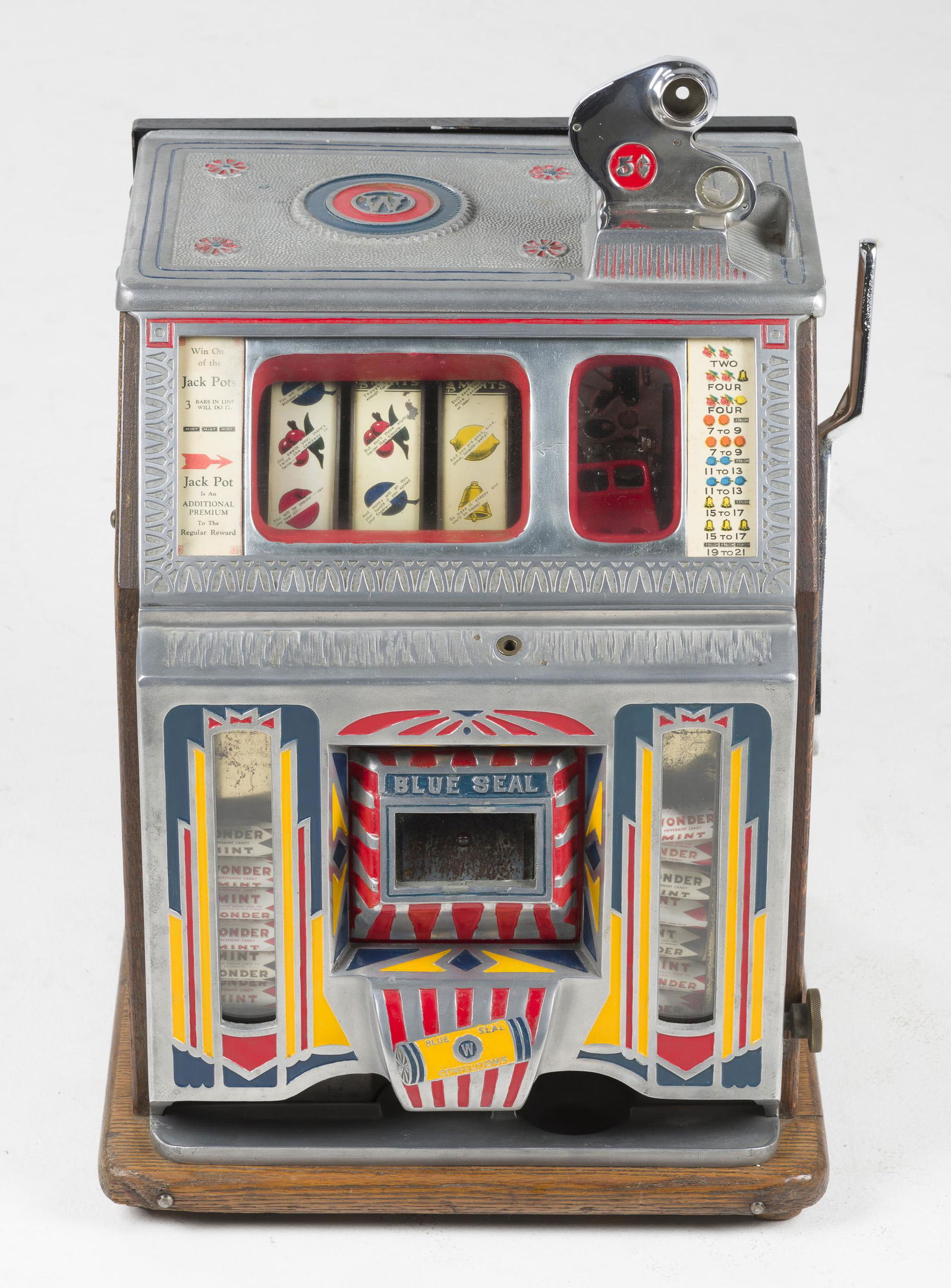 Watling 5 Cent Blue Seal Bell Slot Machine (1 of 4)