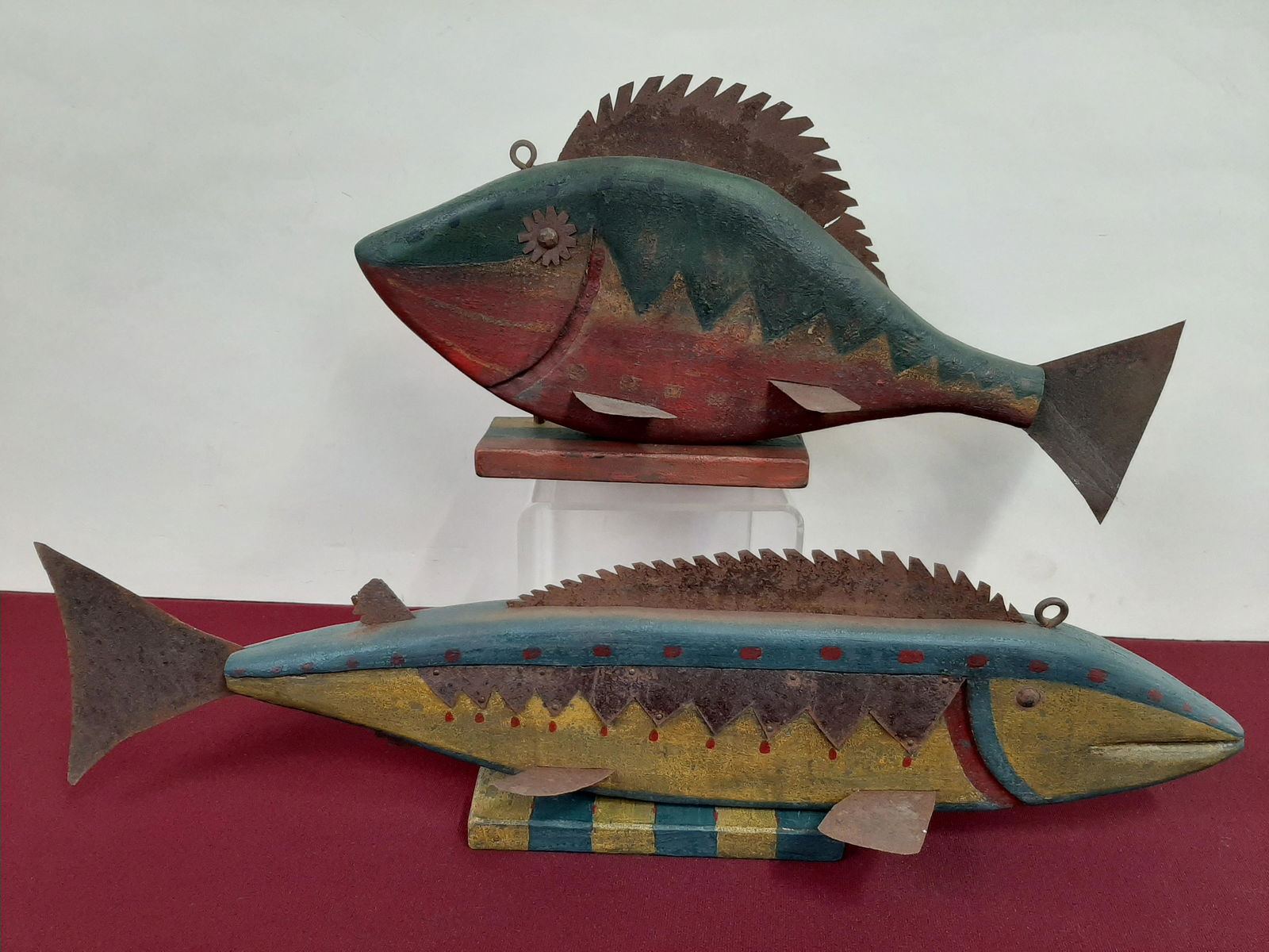 2 Folk Art Fish (1 of 7)