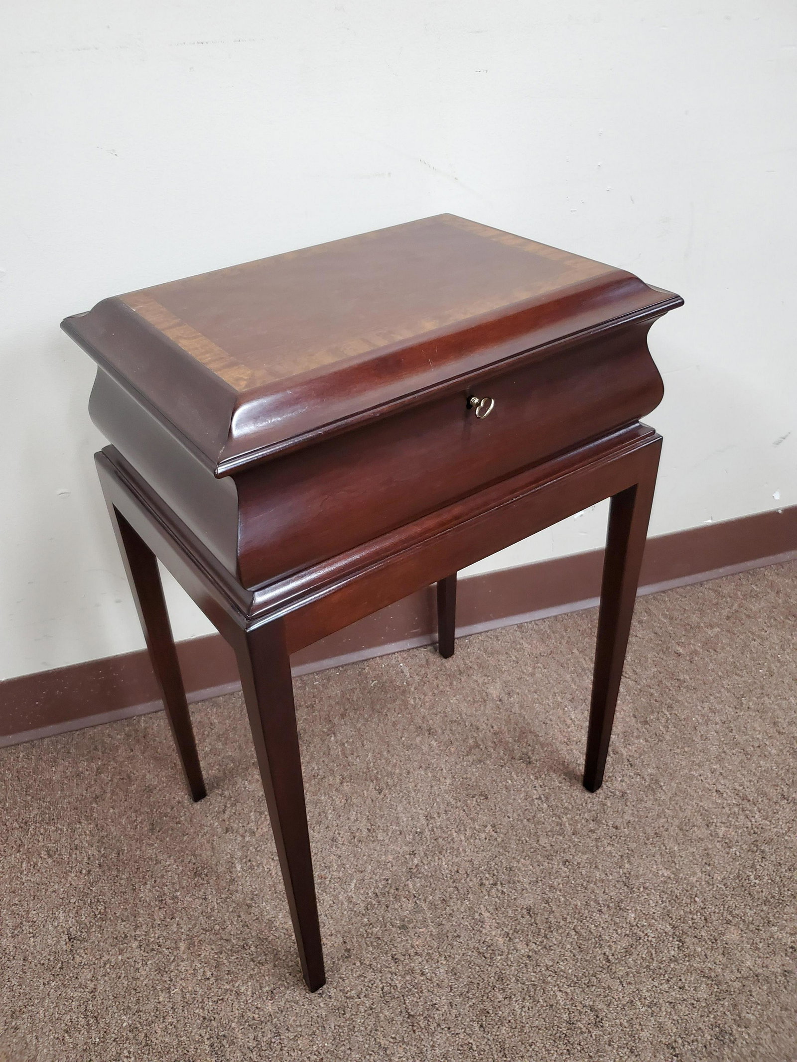 Maryland Classics Chest: 15 1/4" wide X 11" deep X 24" high. IMPORTANT: Before bidding, please read the terms and conditions below. When you registered for the auction you agreed to these terms and will be required to comply 