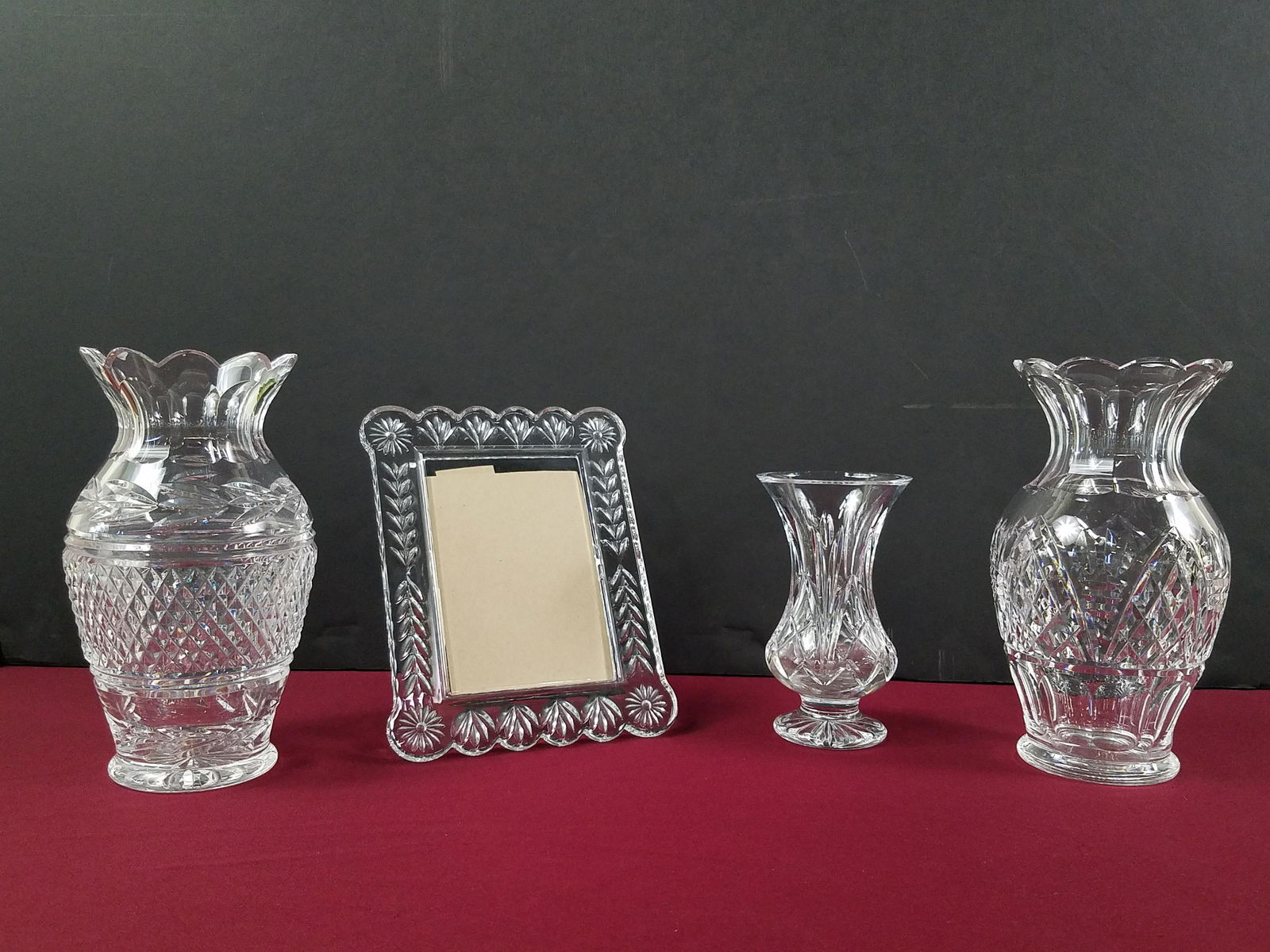 4 Pcs Waterford Glass incl Picture Frame (1 of 3)