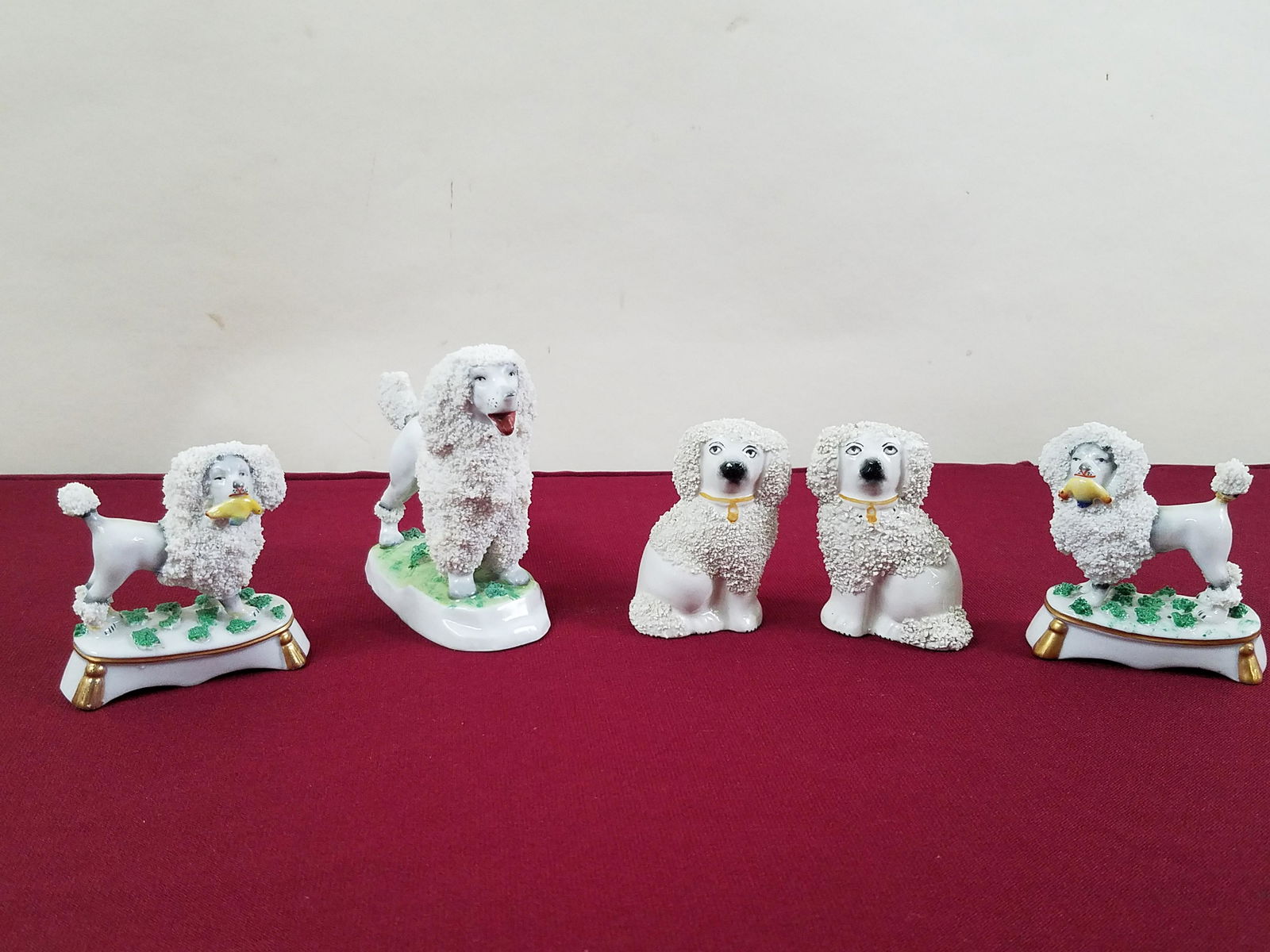 5 Miniature Dog Figurines incl Staffordshire Style (1 of 6)