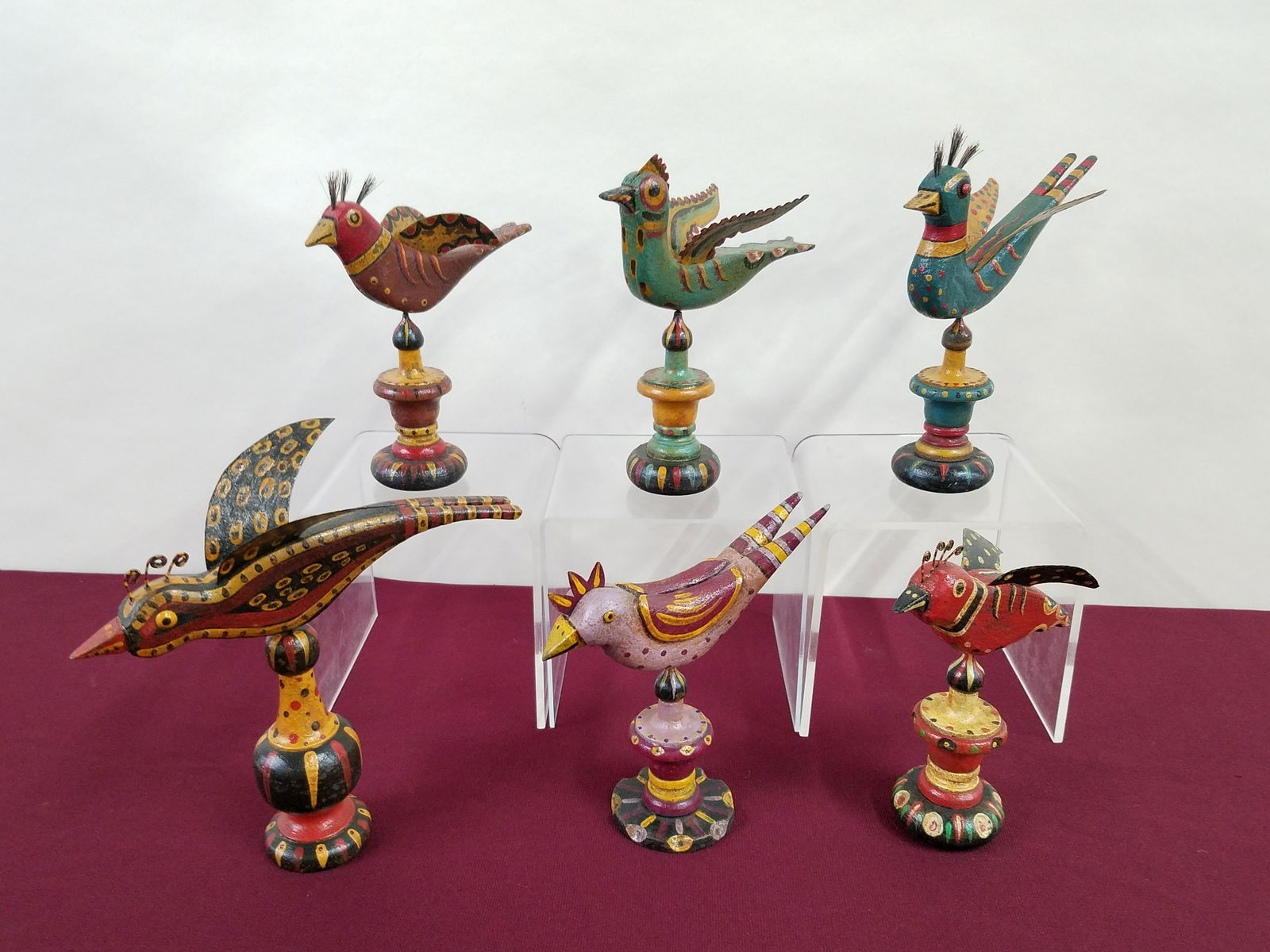 6 H. Michener Folk Art Birds (1 of 5)
