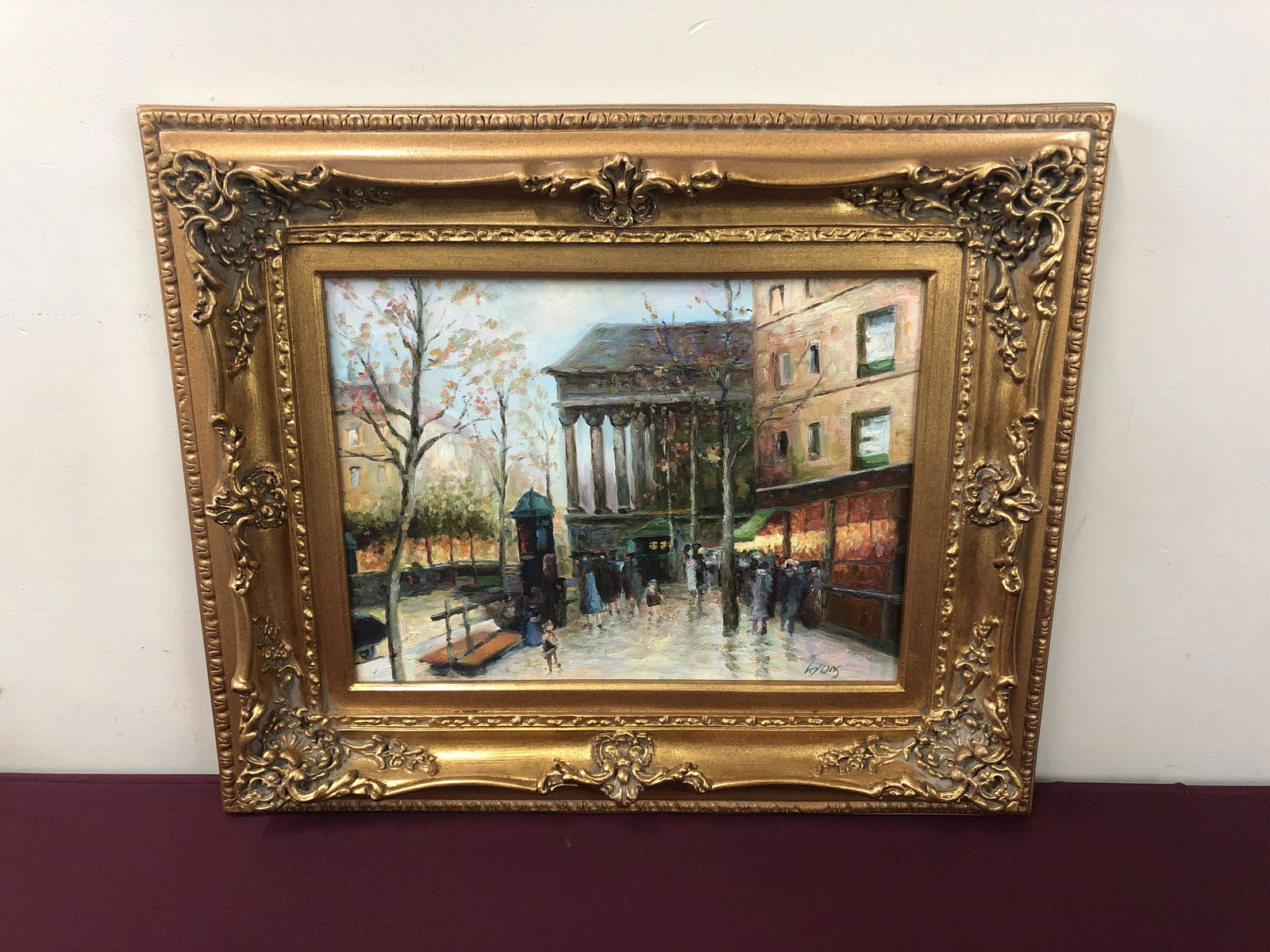L. Yons Street Scene Painting (1 of 4)
