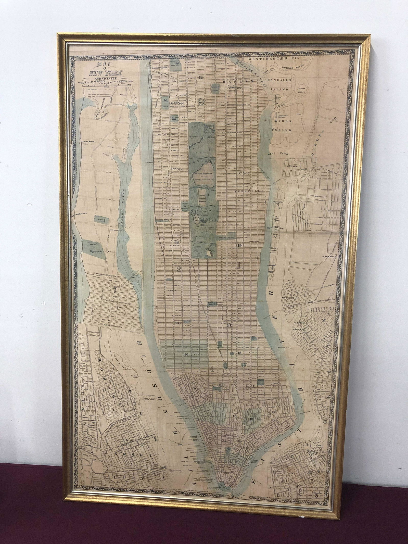 1865 Map of New York (1 of 6)