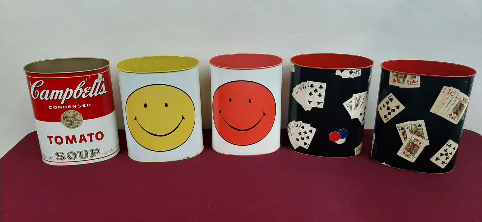 5 Trash Cans incl. Campbell's Soup (1 of 7)