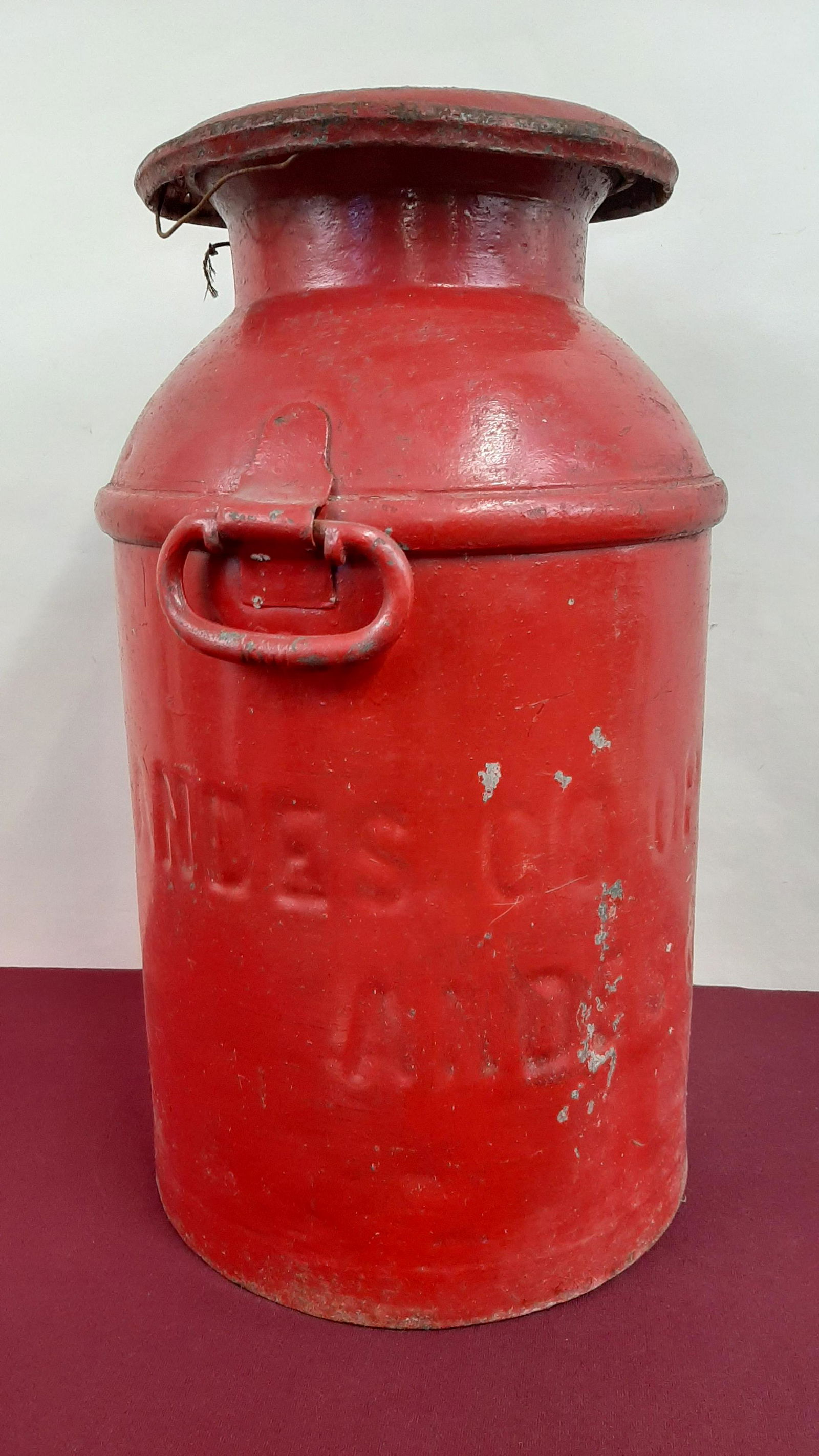Painted Milk Can (1 of 3)