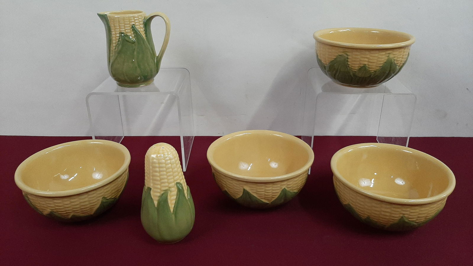 6 Pcs Shawnee Corn Cob Pottery (1 of 5)